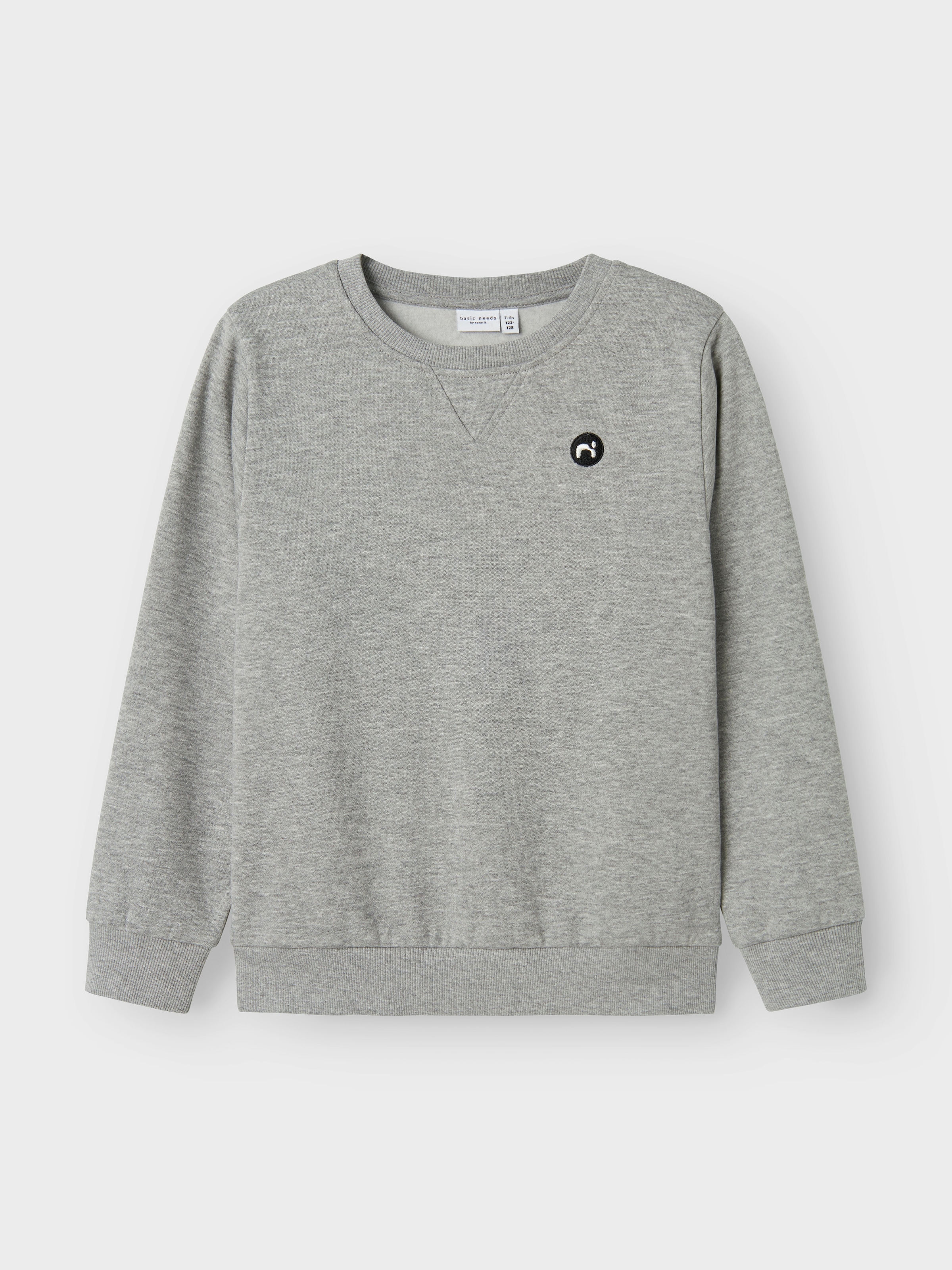 Name It Sweatshirt »NKMVIMO für Jungen mit Bündchen und klassischer Form«, unifarben, casual, regular fit, Baumwollmischung, Rundhals