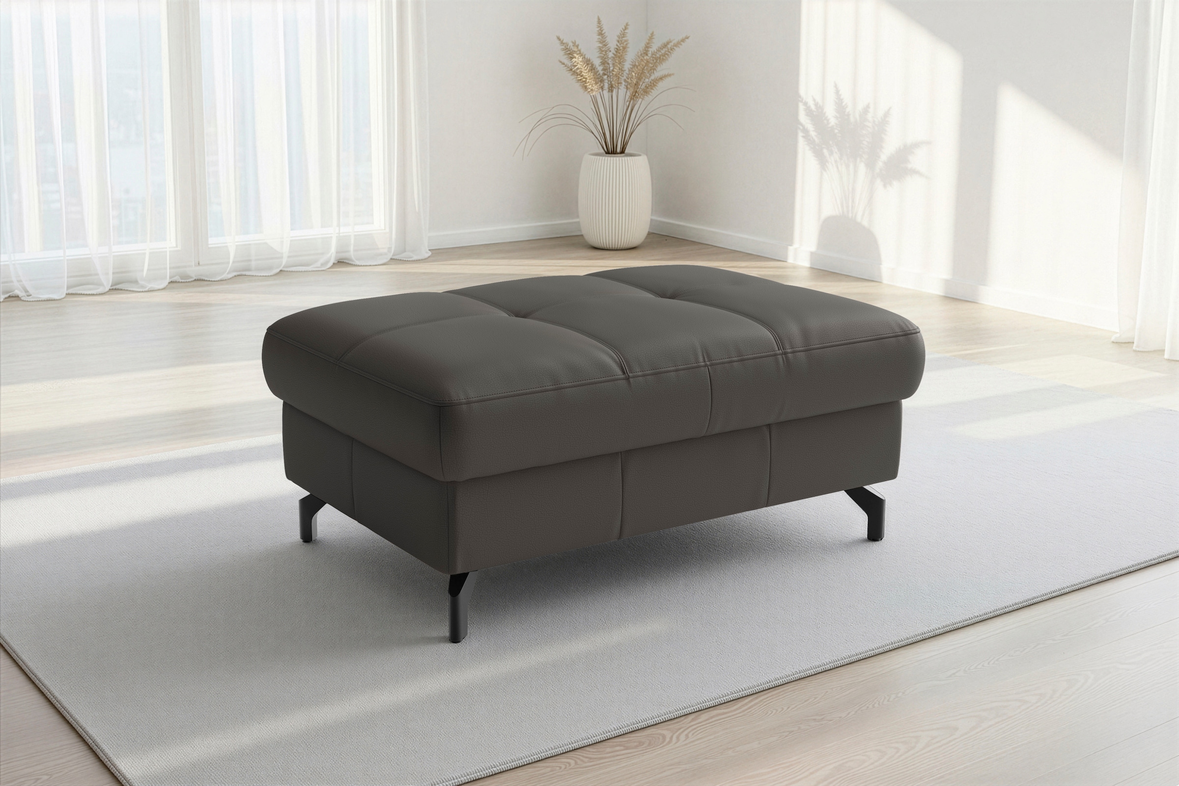 sit&more Polsterhocker »Vanity Leder, B: 103 cm«