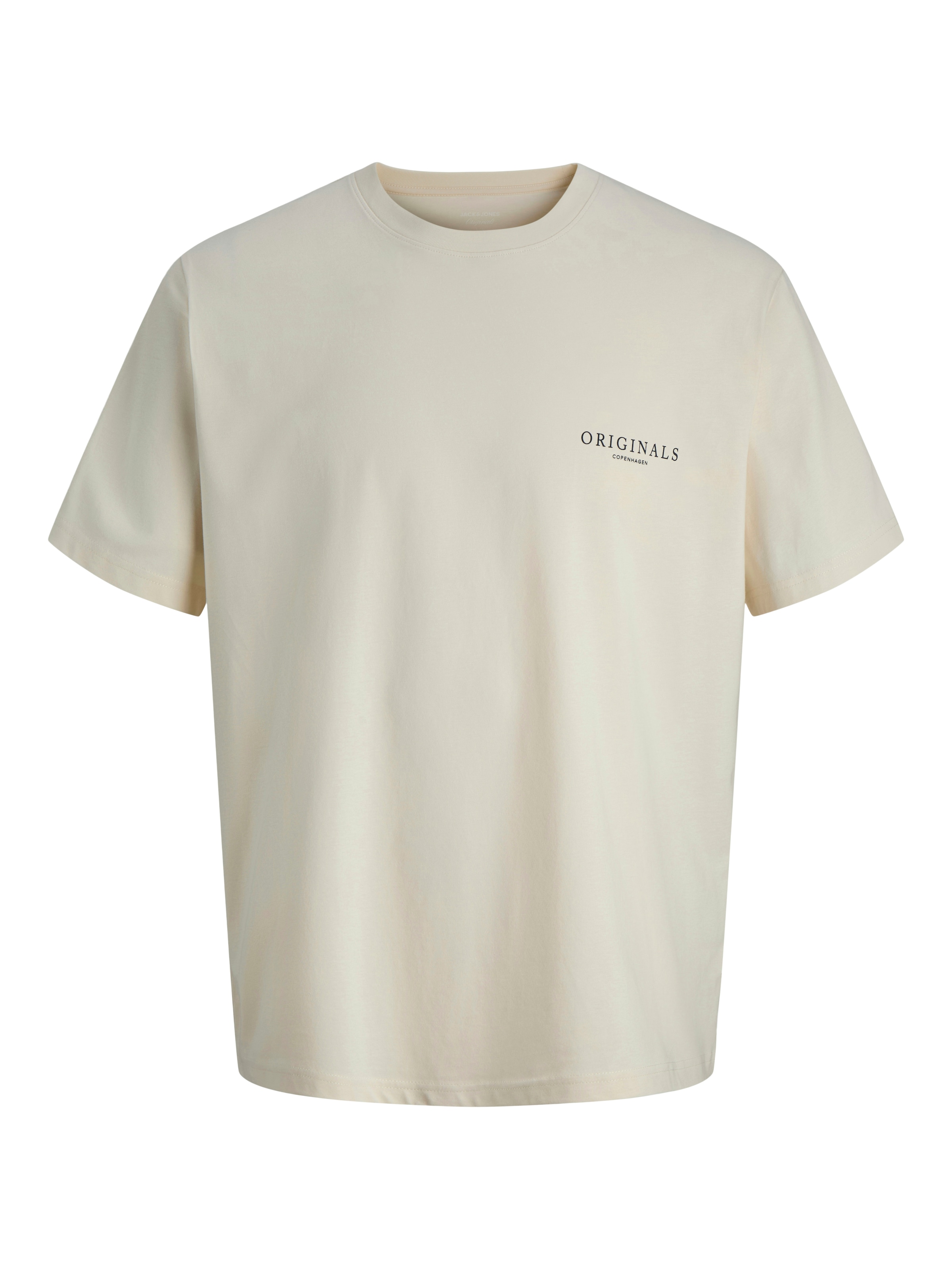 Jack & Jones Kurzarmshirt »JORMONTAUK AOP BACK TEE SS CREW NECK« Baumwolle, regular fit
