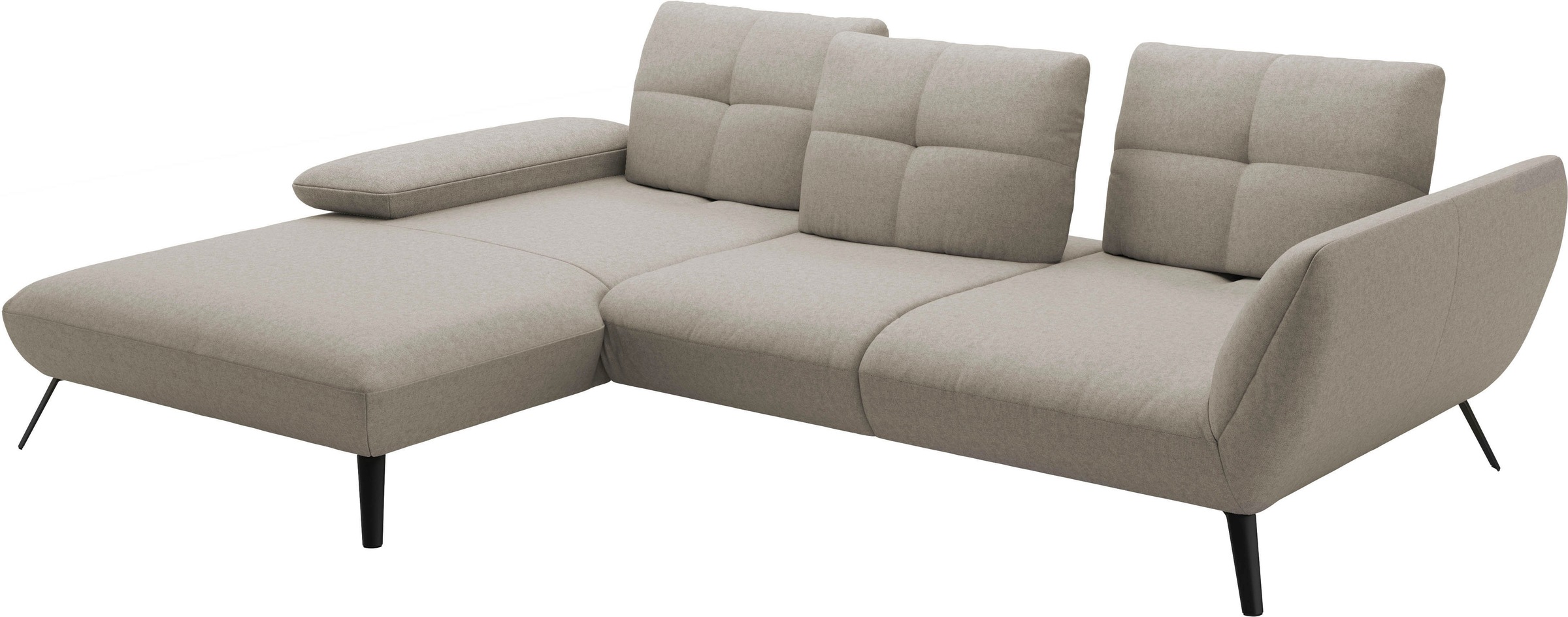 OTTO home Ecksofa »Mikado L-Form« inkl. Sitztiefenverstellung und Armteilverstellung