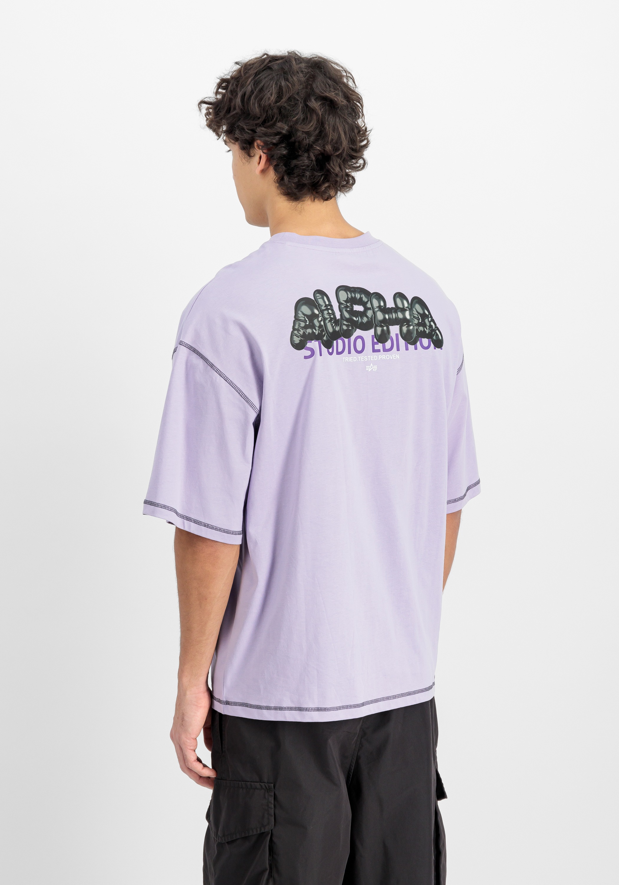 Alpha Industries T-Shirt »Alpha Industries Men - T-Shirts Studio Bubble Backprint T-Shirt«