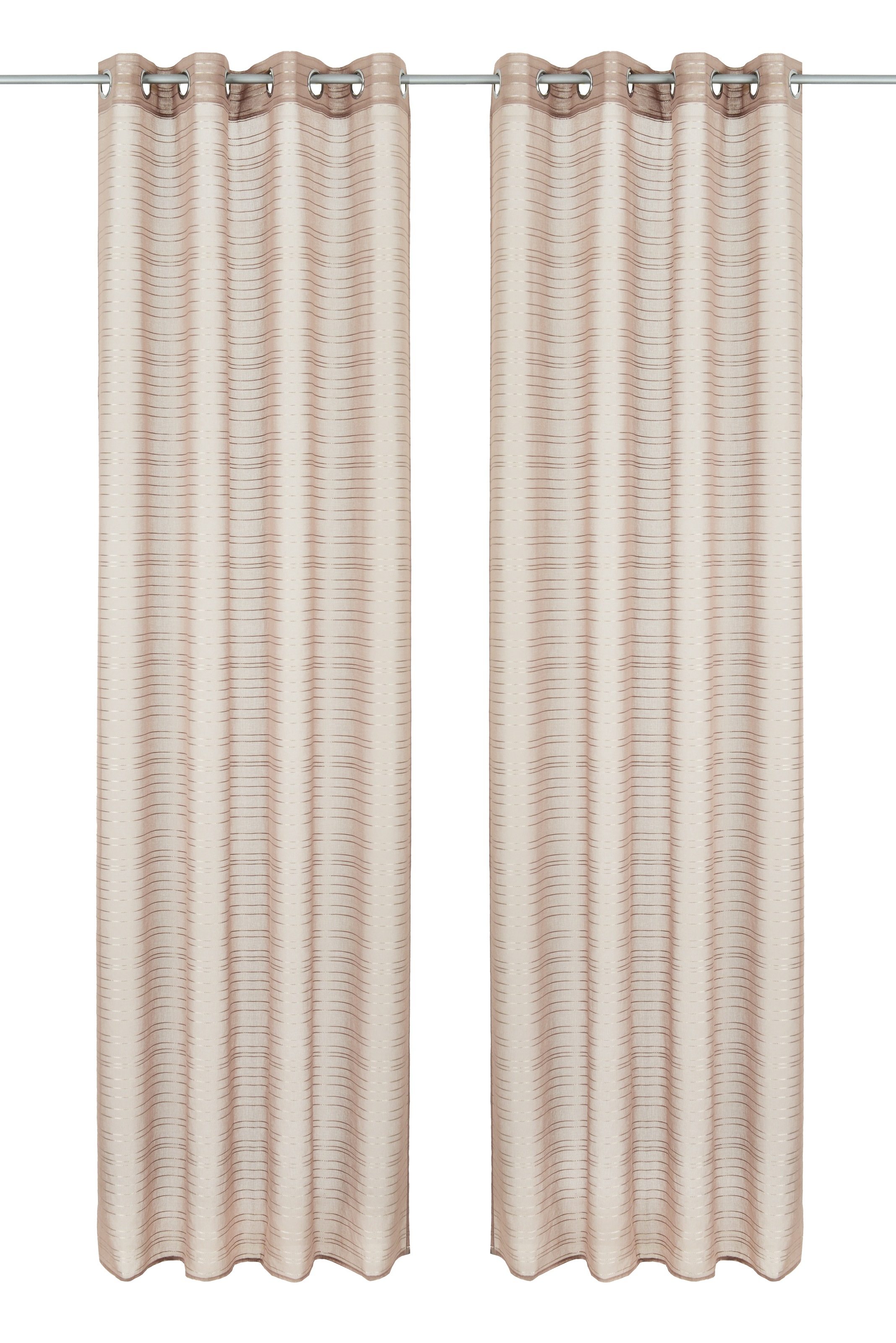 Bruno Banani Gardine »Linus« Ösen 1 Stk. tlg. 1 Schal, eingewebte Querstrei günstig online kaufen