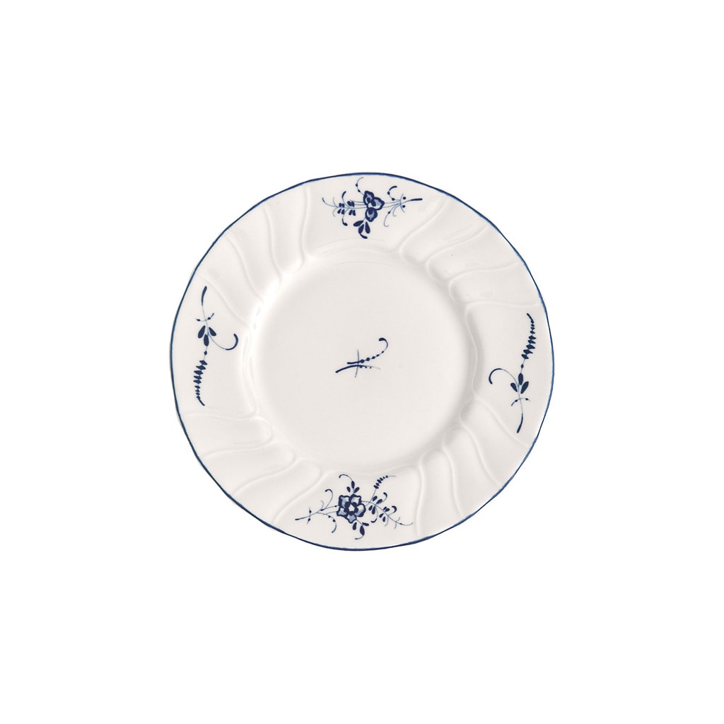 Villeroy & Boch Brotteller »Brotteller Vieux Luxembourg ø 15,5 cm weiß-blau günstig online kaufen