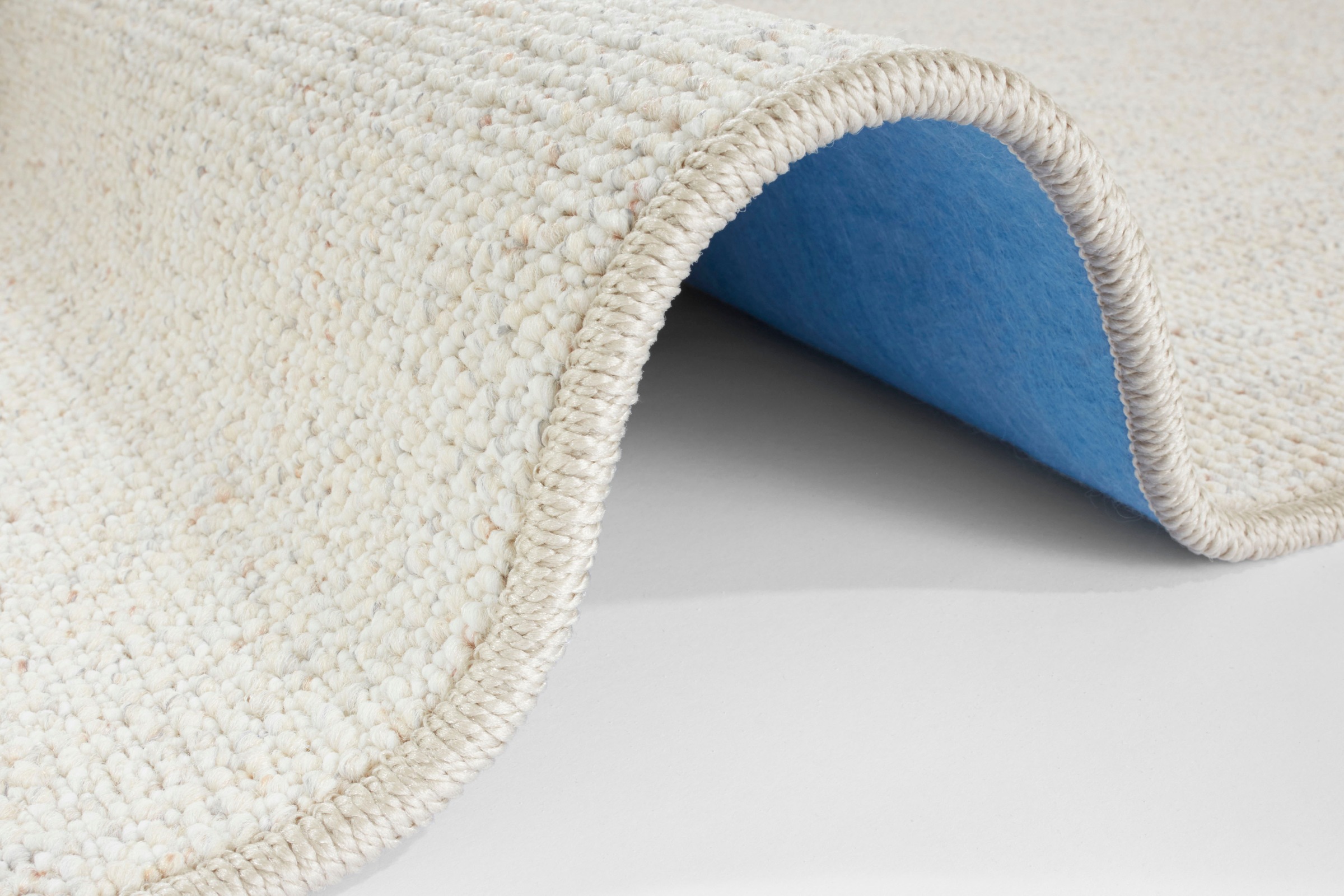 HANSE Home Läufer »Fineloop Comfort«, rechteckig, 8,5 mm Höhe, Schlingen Kurzflor, Uni Design, Woll-Optik, Vliesrücken