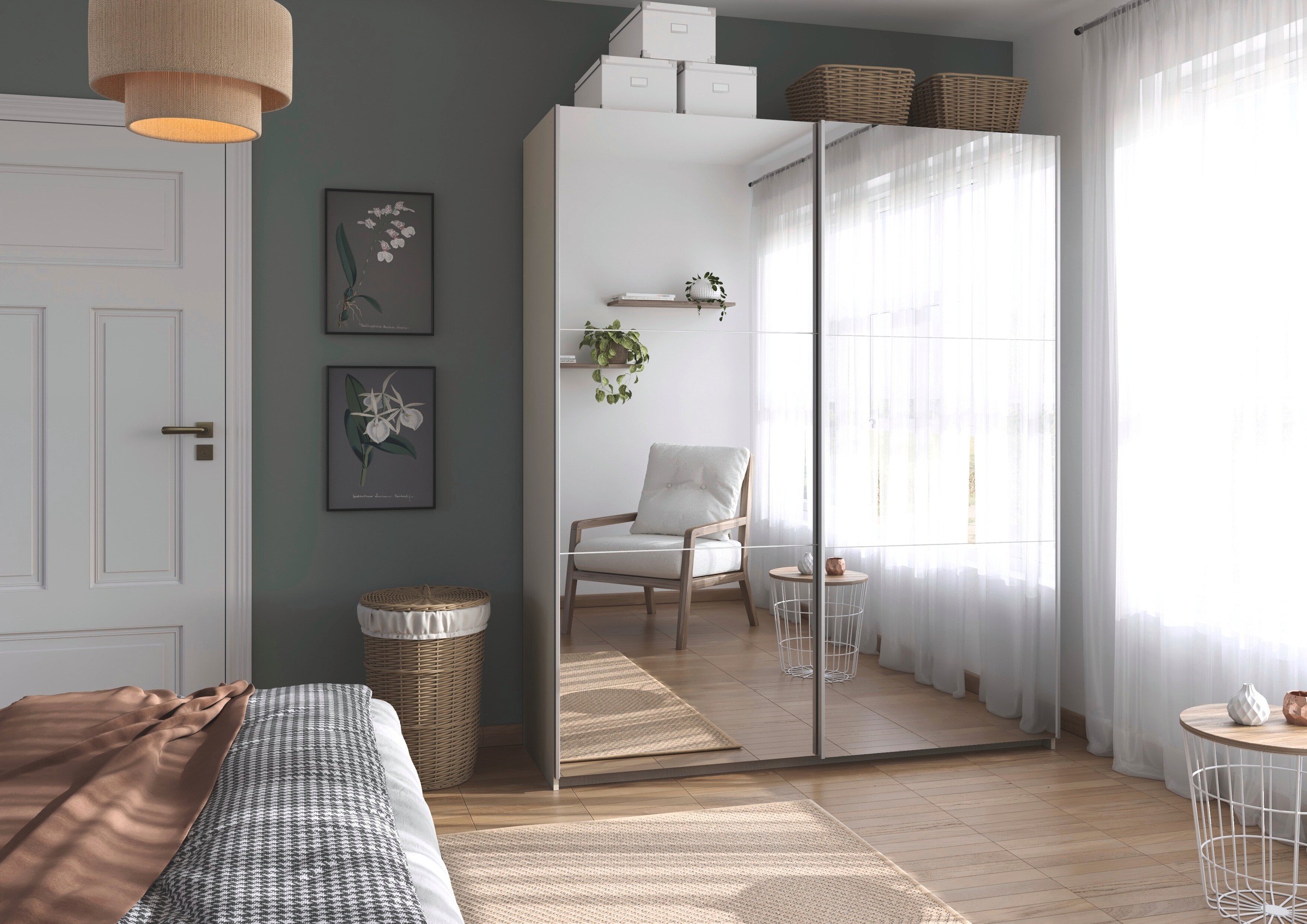 rauch Kleiderschrank »Schwebetürenschrank Schrank Garderobe Wäscheschrank A günstig online kaufen