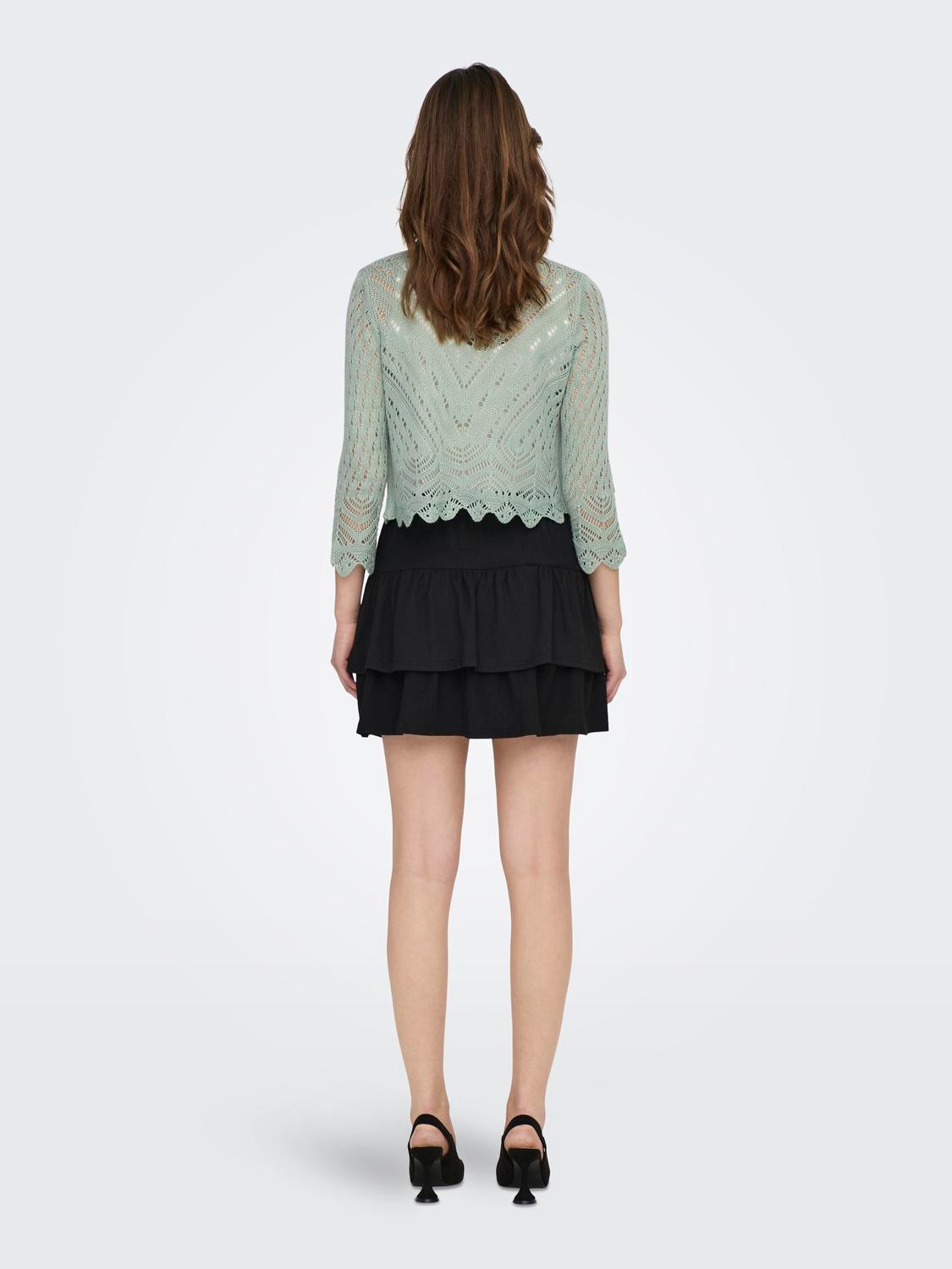 JDY Strickjacke »JDYSUN 3/4 CROPPED CARDIGAN KNT NOOS«