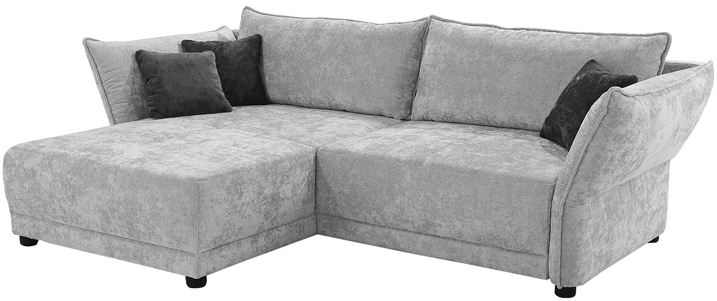 Jockenhöfer Gruppe Ecksofa »Loggia, Wellenfederung«, Ottomane links oder rechts montierbar, flexible Armlehnen