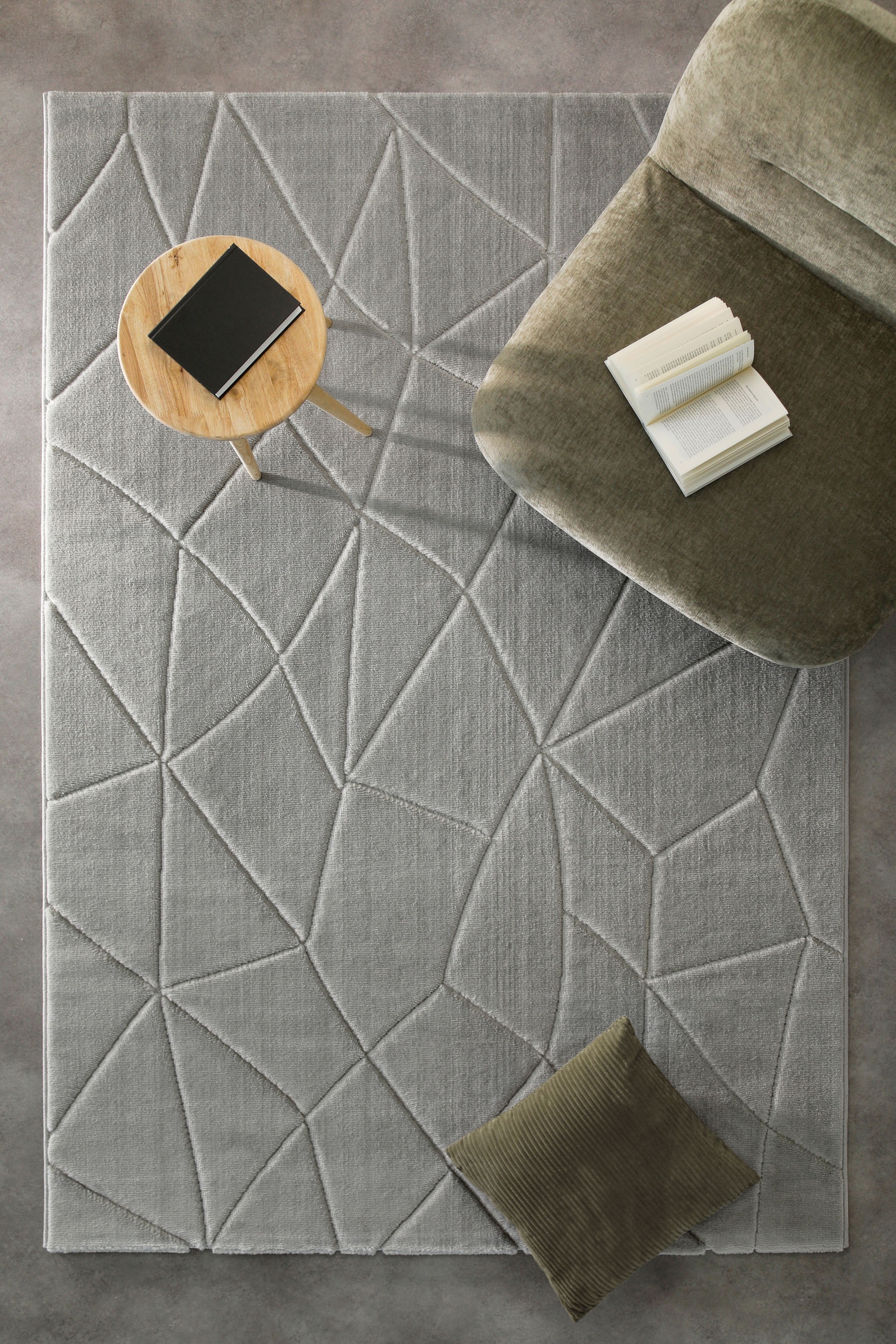 Wecon home Teppich »Unplugged, auch in quadratischer Form«, rechteckig, 10 günstig online kaufen
