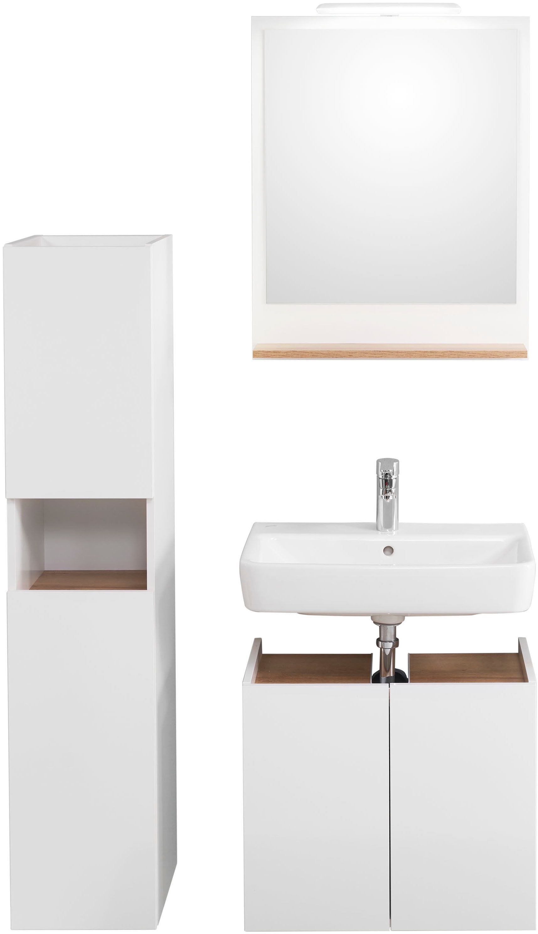 Saphir Badmöbel-Set »Quickset 947 3-teilig, Waschbeckenunterschrank mit Spi günstig online kaufen