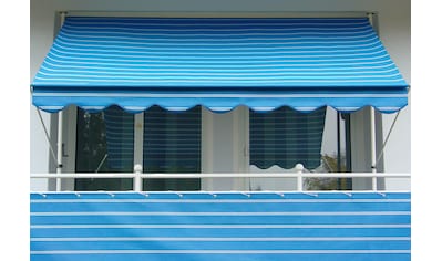 Angerer Freizeitmöbel Balkonsichtschutz, Meterware, blau/weiß, H: 90 cm kaufen