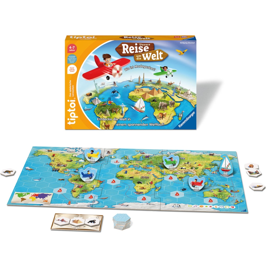 Ravensburger Spiel »tiptoi® Unsere Reise um die Welt«