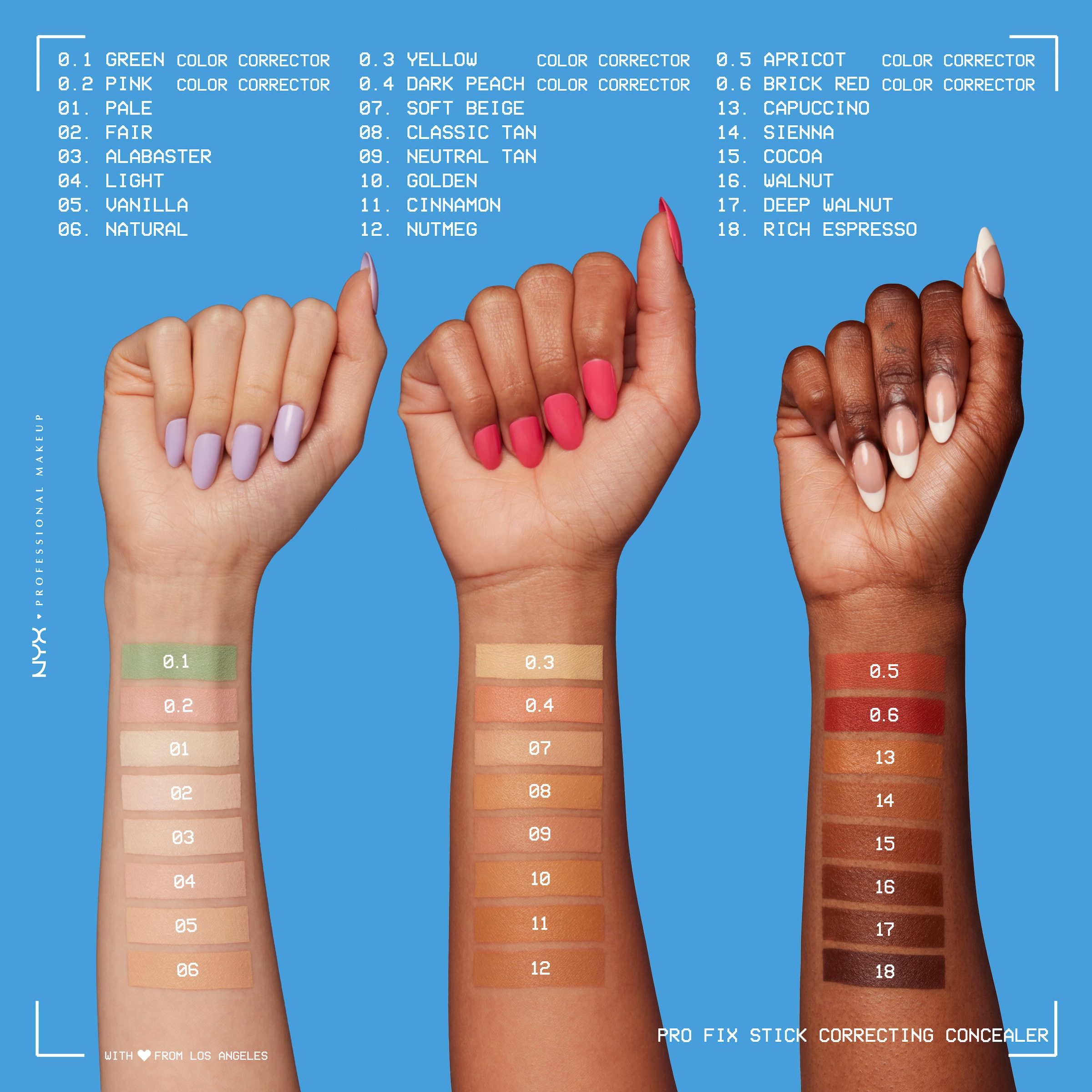 NYX Concealer »NYX Professional Makeup Fix Stick Classic Tan«, mit Hyaluron