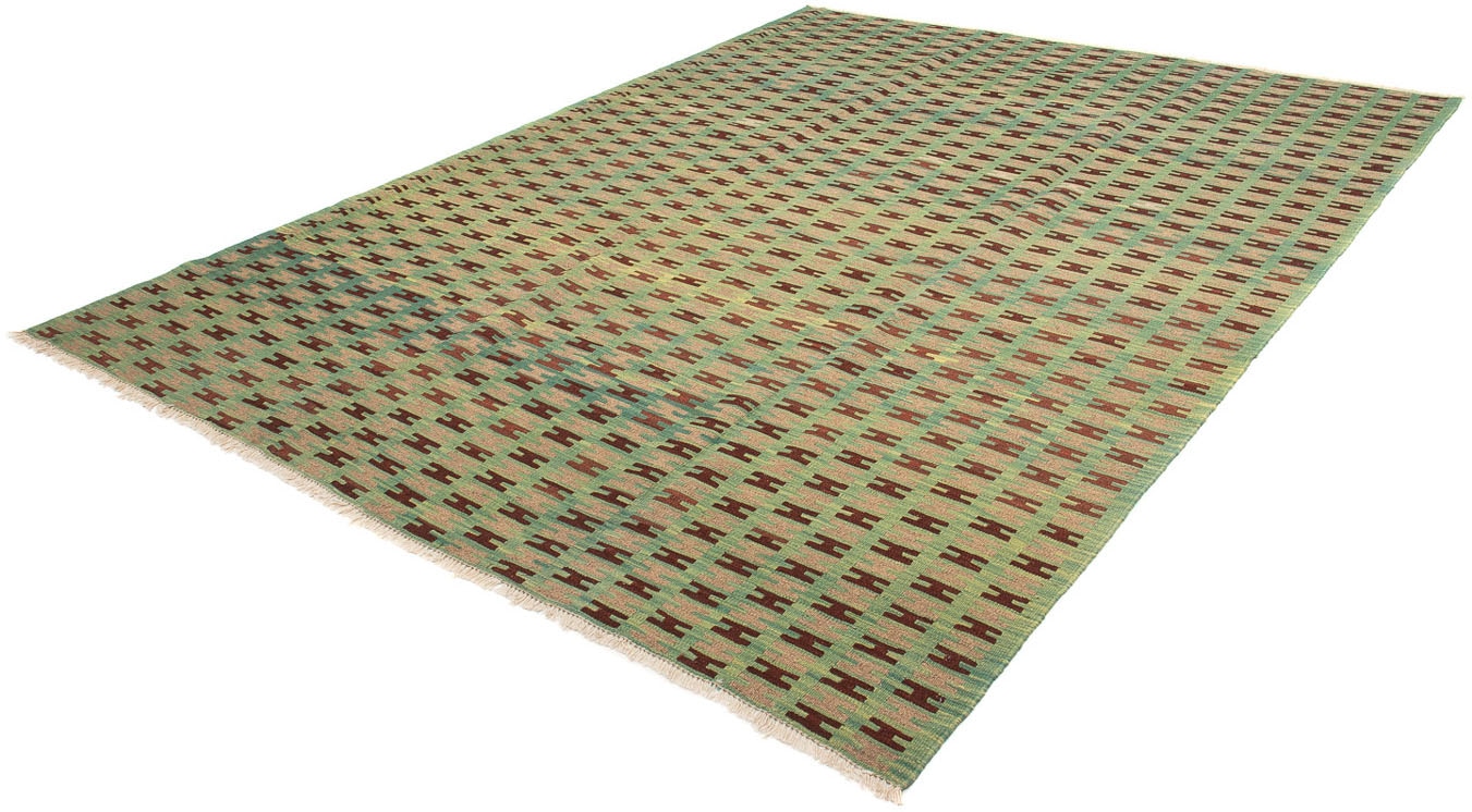 morgenland Wollteppich »Kelim - Oriental - 288 x 210 cm - grün«, rechteckig günstig online kaufen