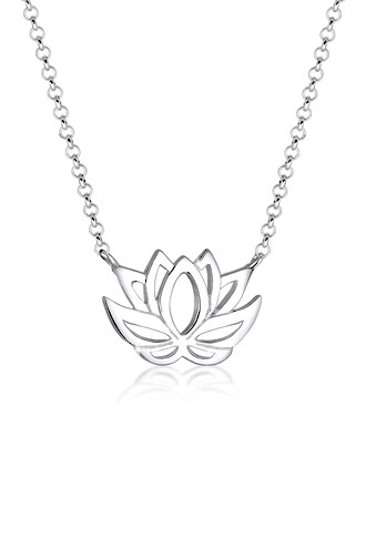 Elli Kette mit Anhänger »mit Lotusblume Blüte Glücksbringer 925 Silber« kaufen