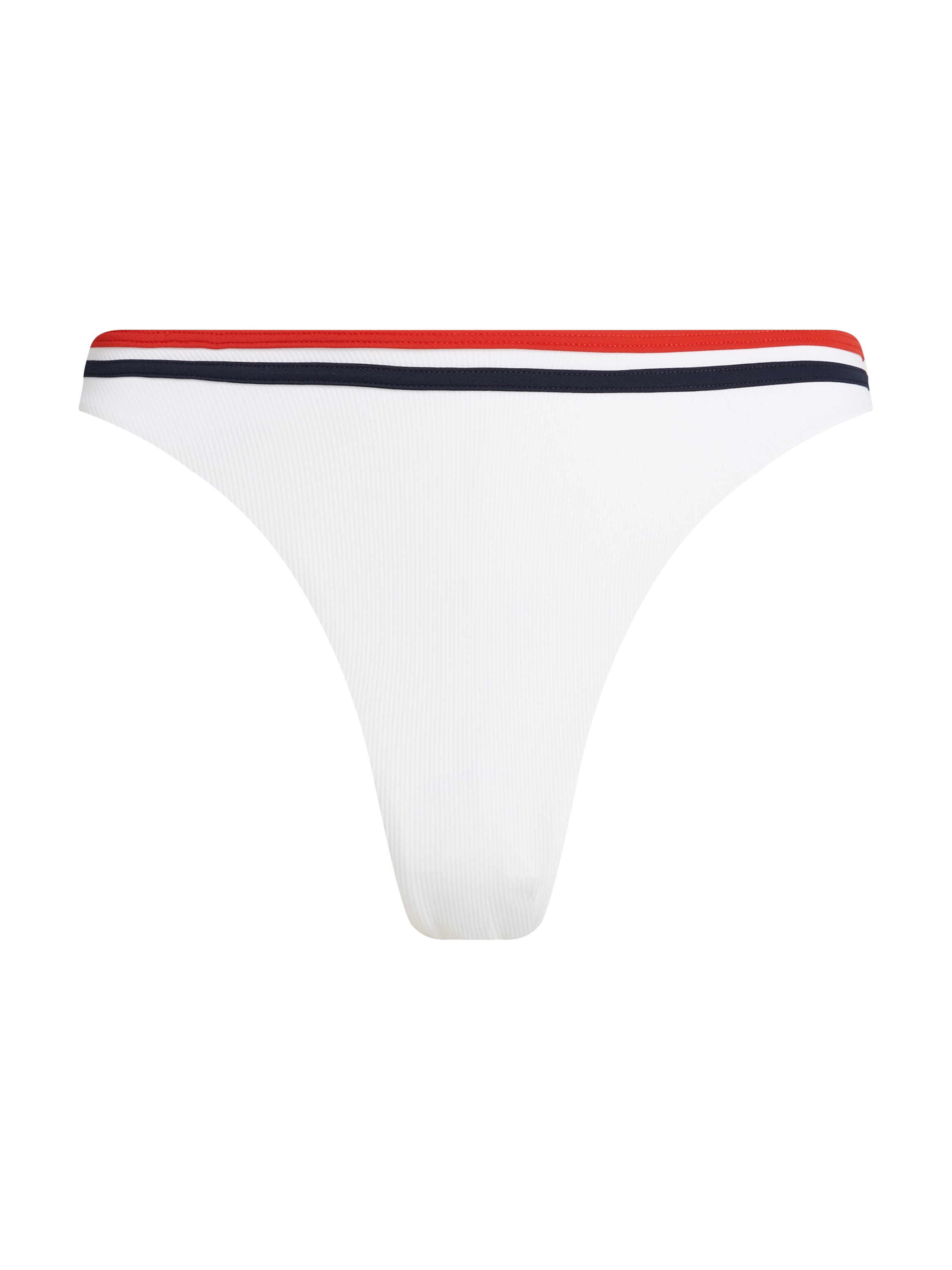 Tommy Hilfiger Swimwear Bikini-Hose »HIGH LEG CHEEKY«, mit farbigen Bändern