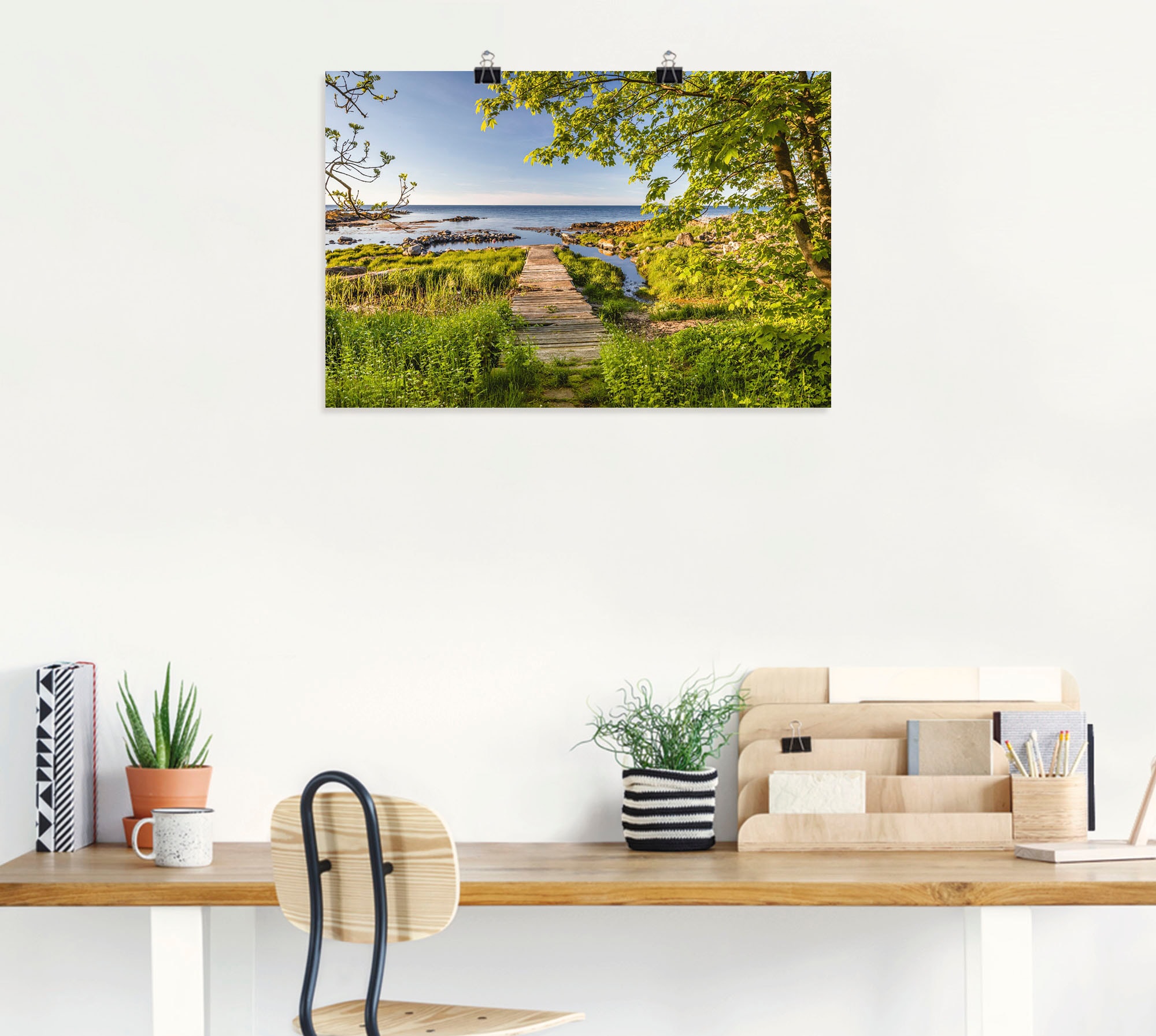 Artland Wandbild »Der Weg zum Meer auf Bornholm«, Küstenbilder, (1 St.), al günstig online kaufen