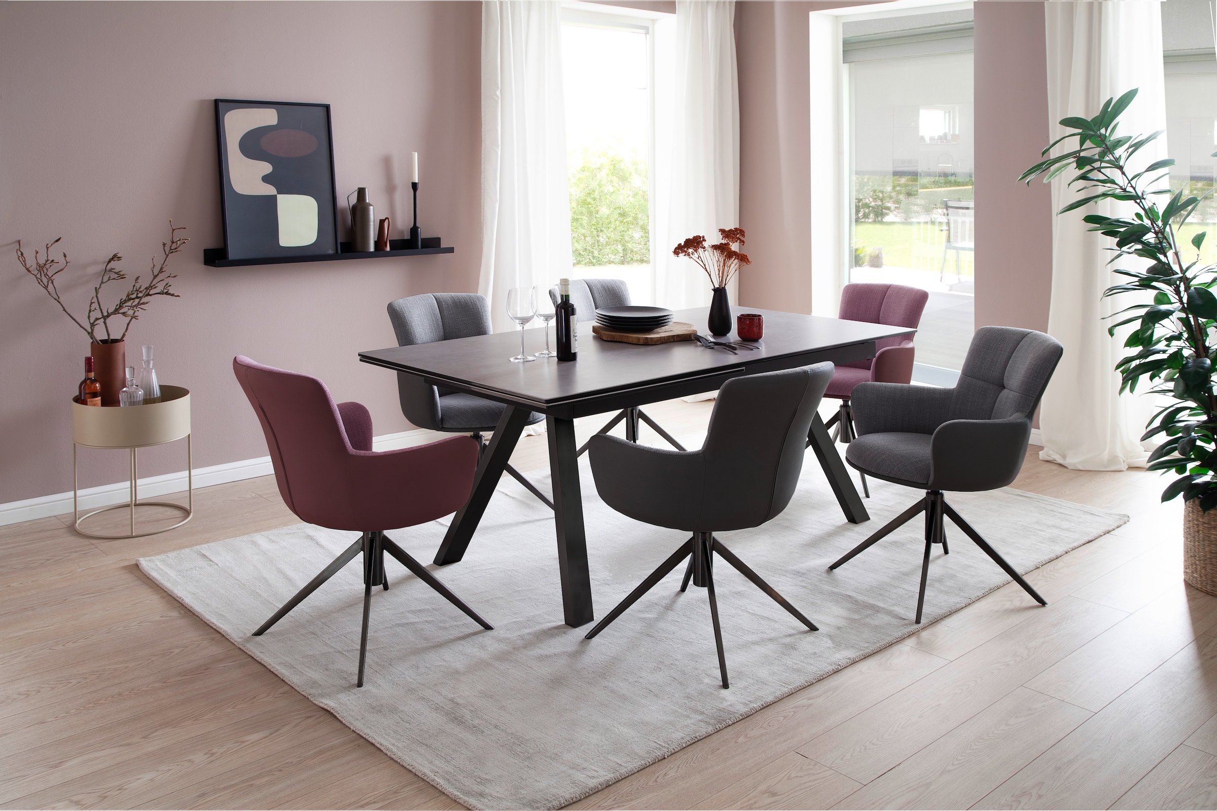 MCA furniture Nivellierung, Materialmix, (Set), drehbar kaufen online Set »Mecana«, 360° Stuhl Esszimmerstuhl 120 mit bis 2 2er kg St