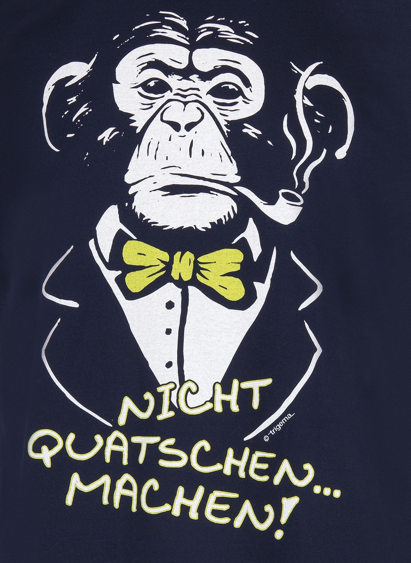 Affen-Druckmotiv T-Shirt online bestellen Spruch« und Trigema »TRIGEMA T-Shirt mit
