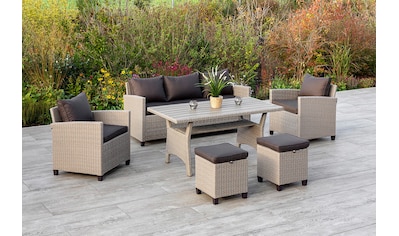 Garten-Essgruppe »Striano«, (16 tlg.), inklusive Kissen, Dining-Set