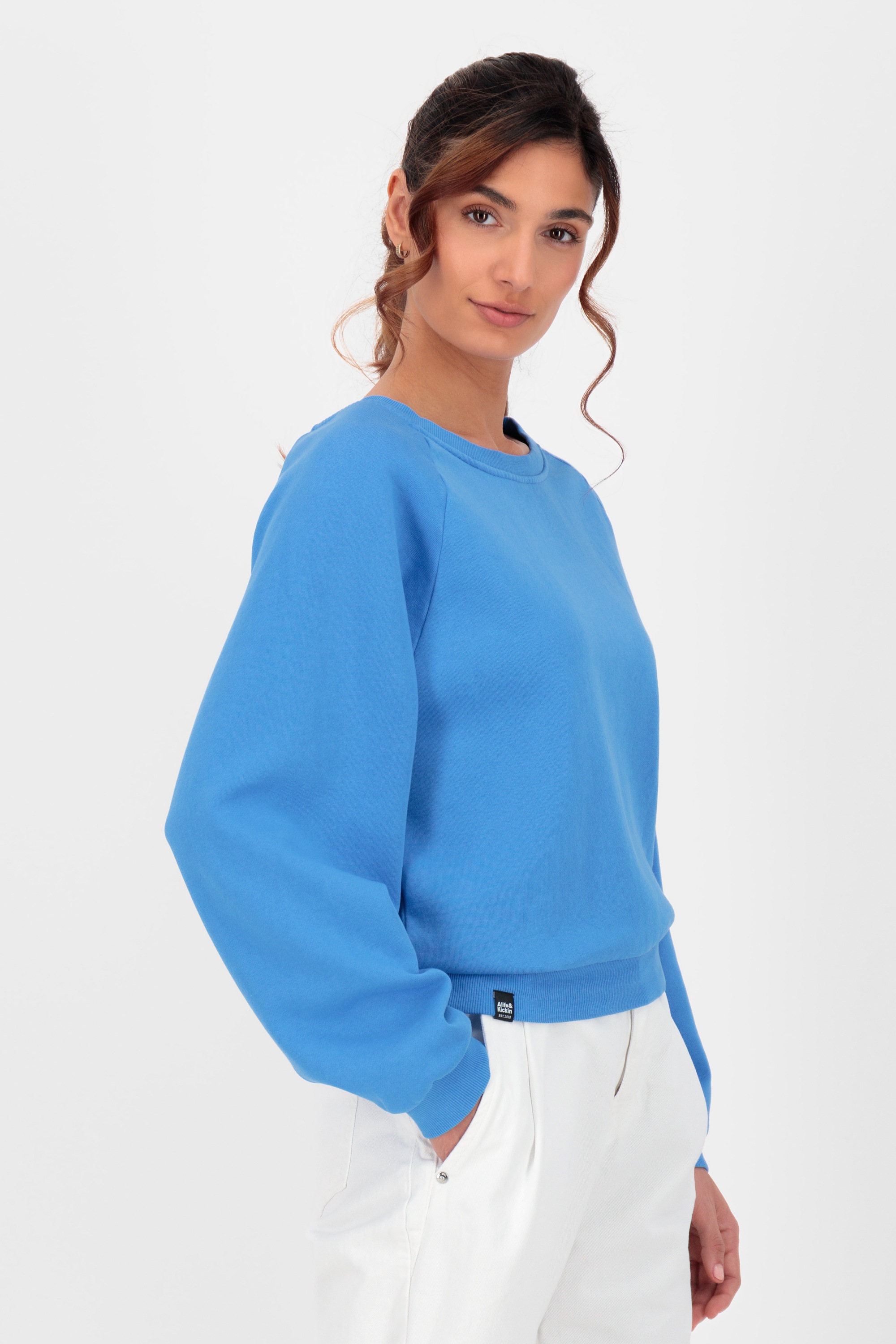 Alife & Kickin Sweatshirt »Damen TeonaAK A«, Basic Pullover mit Rundhalsausschnitt