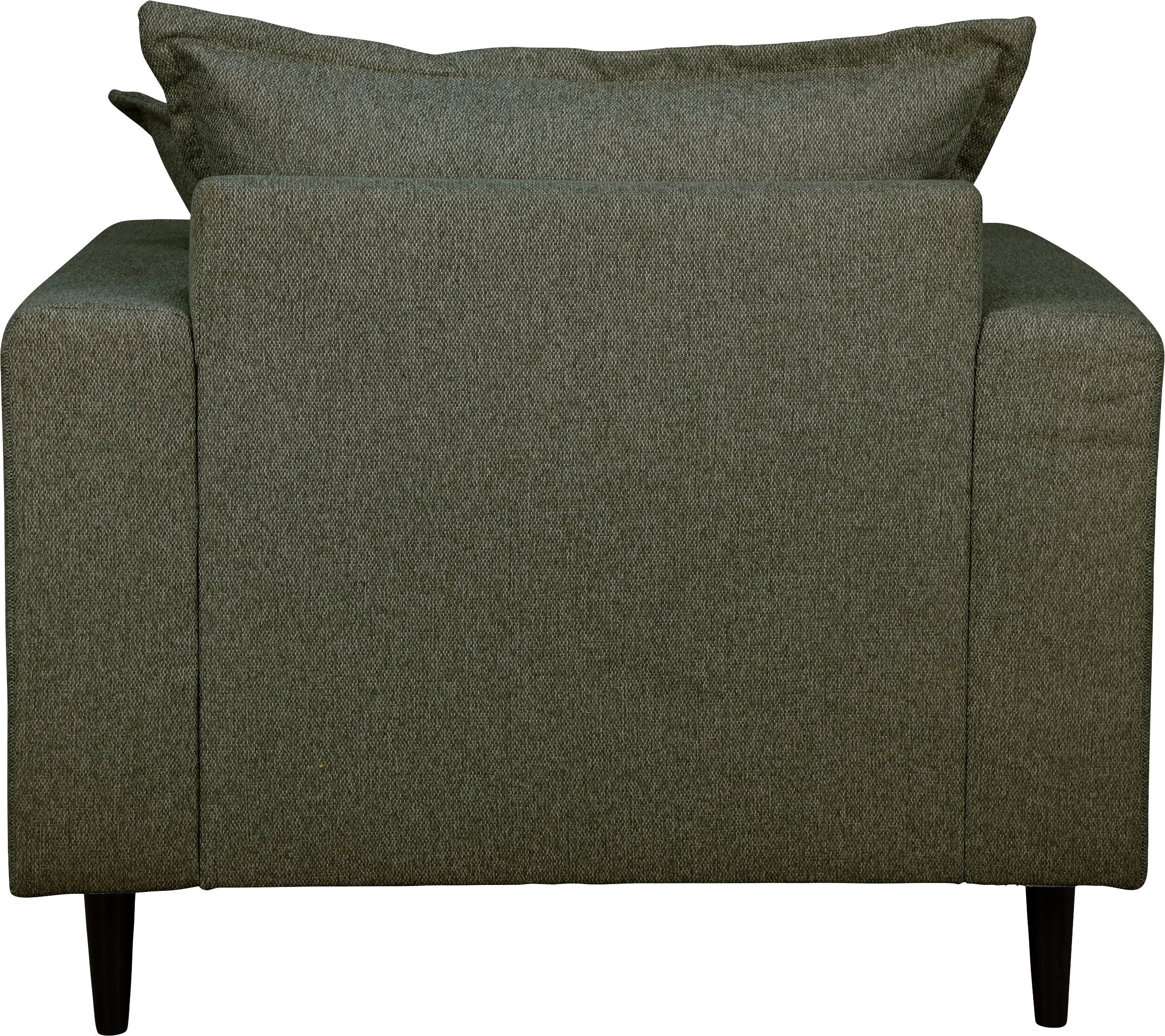 Home affaire Sessel »VEYRAS Loungesessel, Maße B/T/H: 95/84/76 cm«, mit Wellenunterfederung, incl. Kissen