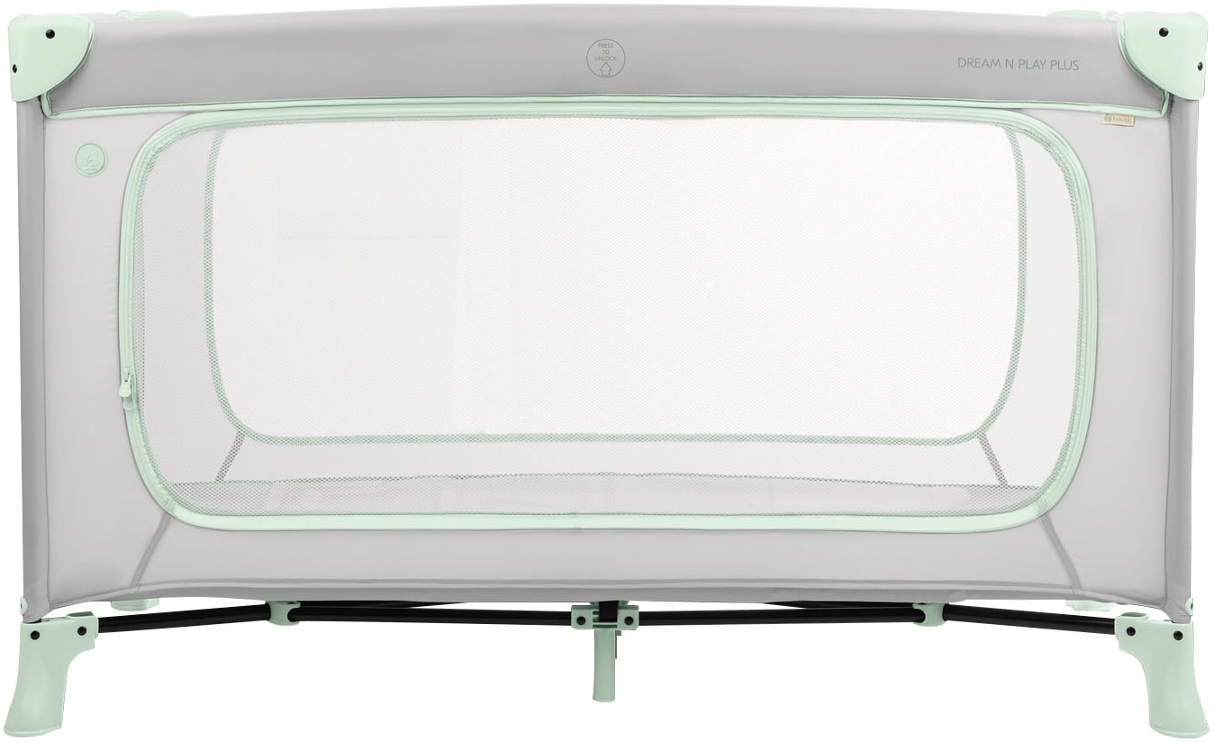 Hauck Baby-Reisebett »Dream N Play Plus, Dusty Mint«, Vorderausstieg
