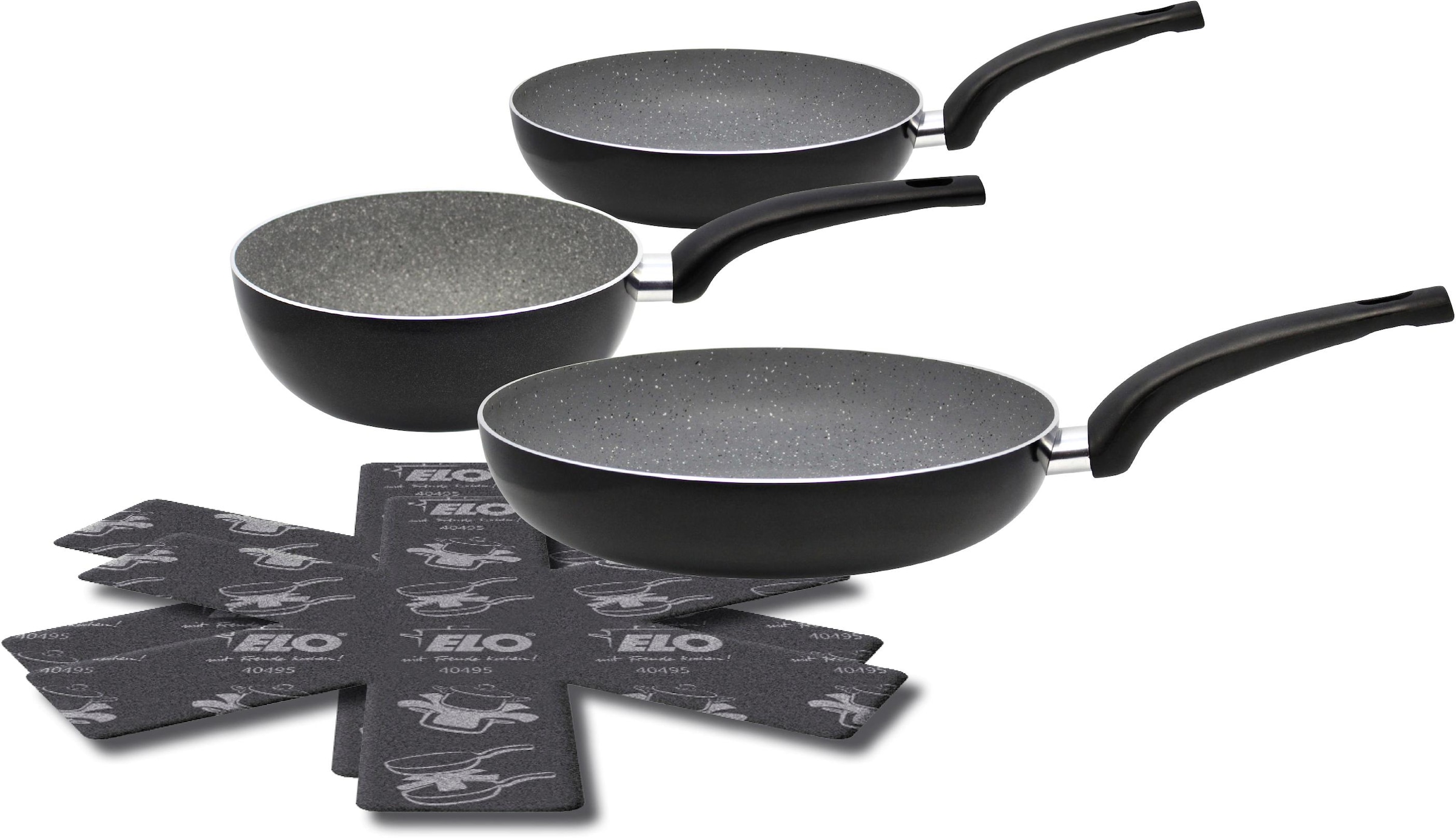 Elo Pfannen-Set »Dolomit«, Aluminium, online (Set, kaufen Induktion, 5 tlg.), 5-teilig