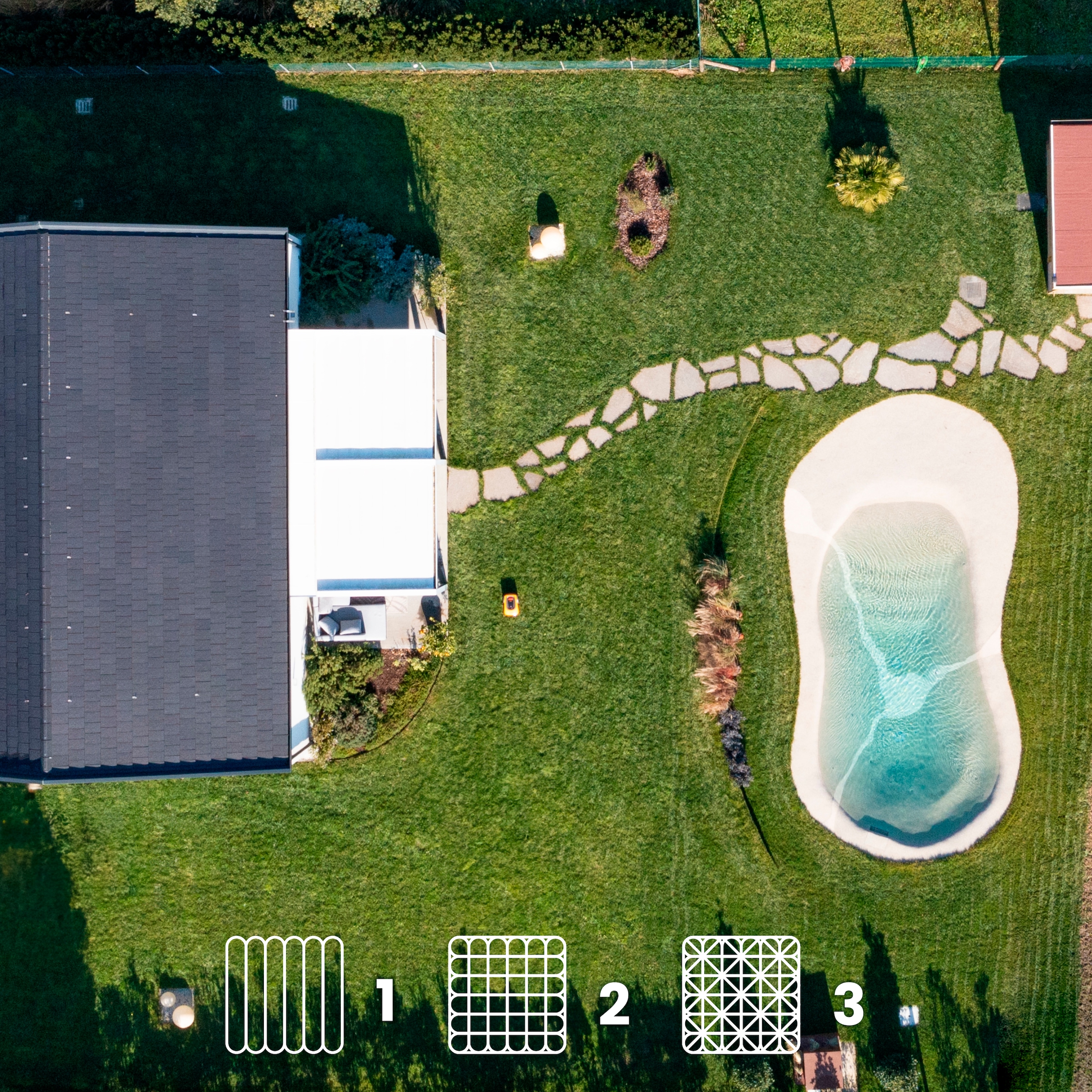 STIGA GARDEN Rasenmähroboter »A 1000«, kabellos, für Rasenflächen bis 1400 m², kostenlose Konnektivität