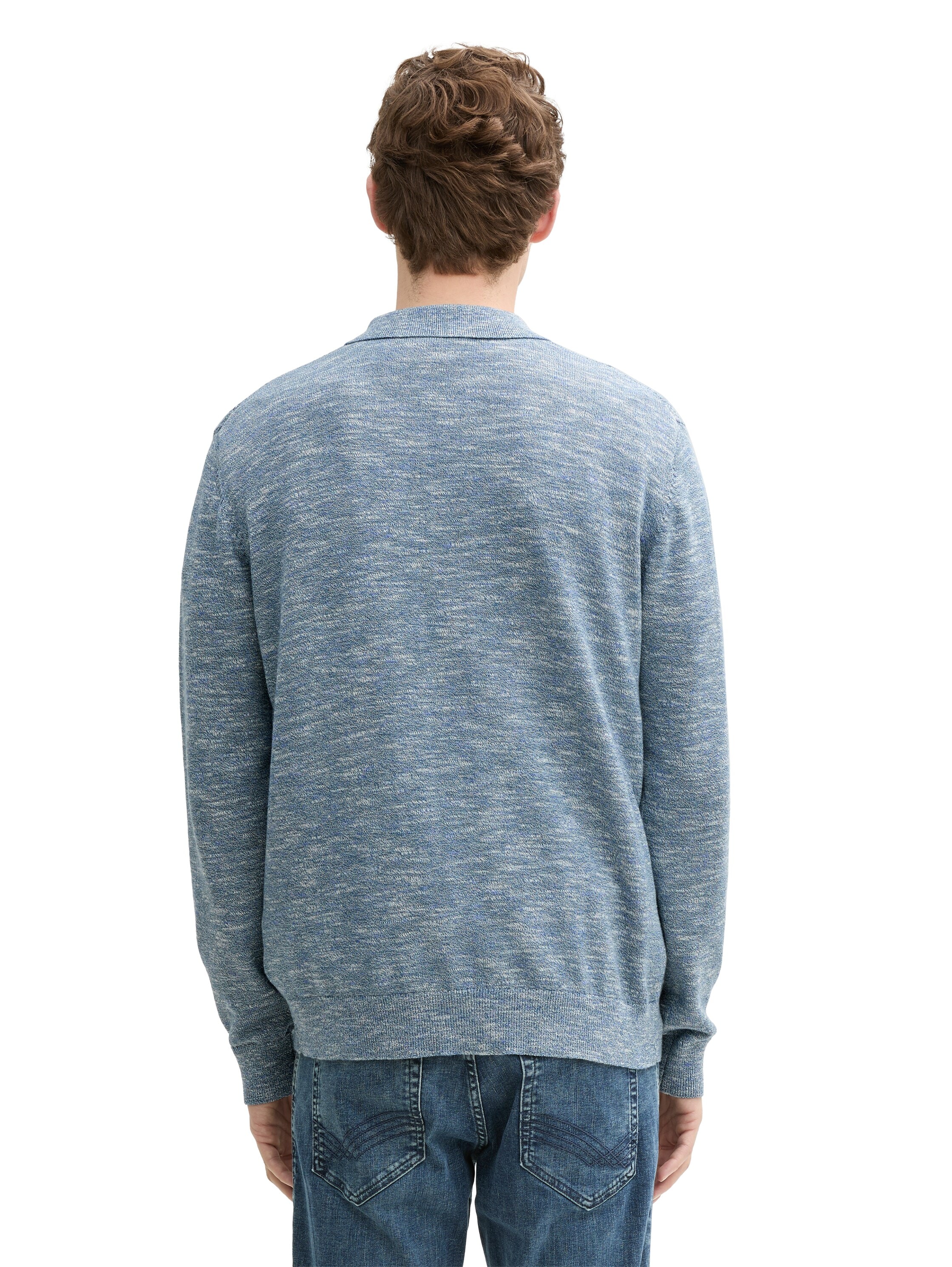 TOM TAILOR Strickjacke, mit Kent Kragen