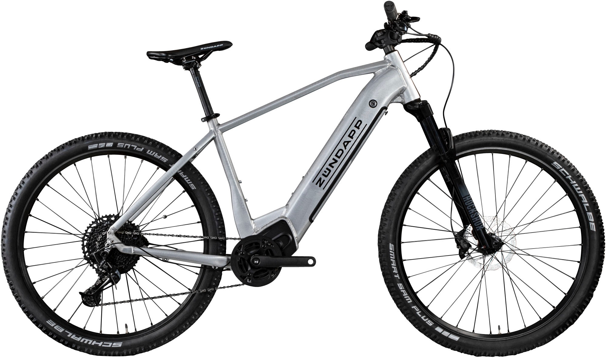 ZÜNDAPP »HX522« 12 Gang SRAM NX Eagle RD-NX-1.B1 Schaltwerk Kettenschaltung Mittelmotor 250 W Pedelec, Elektrofahrrad für Damen u. Herren, MTB...