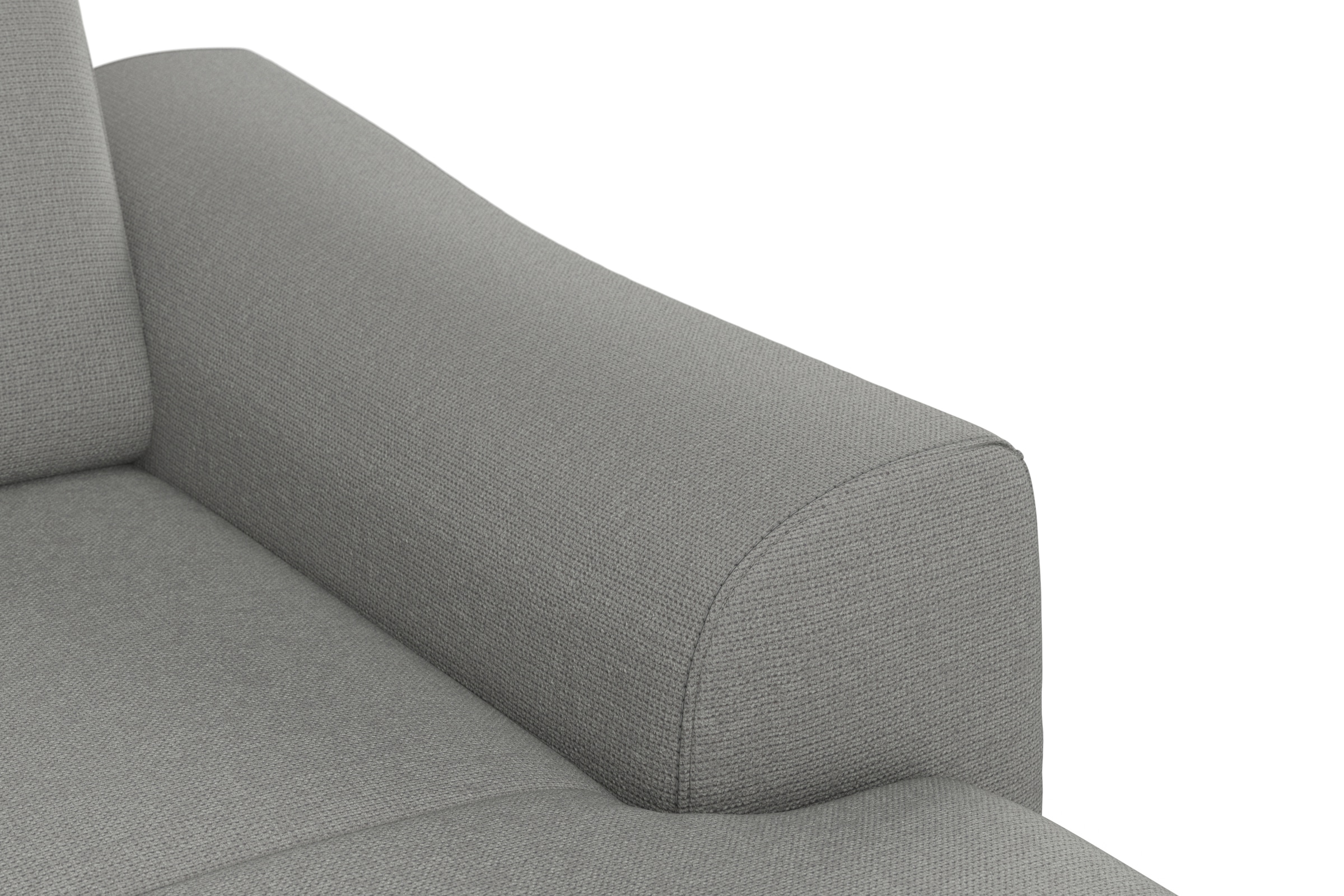 sit&more Wohnlandschaft »Dundee U-Form«, mit Federkern und Massivholzfüßen, wahlweise mit Kopfteilverstellung