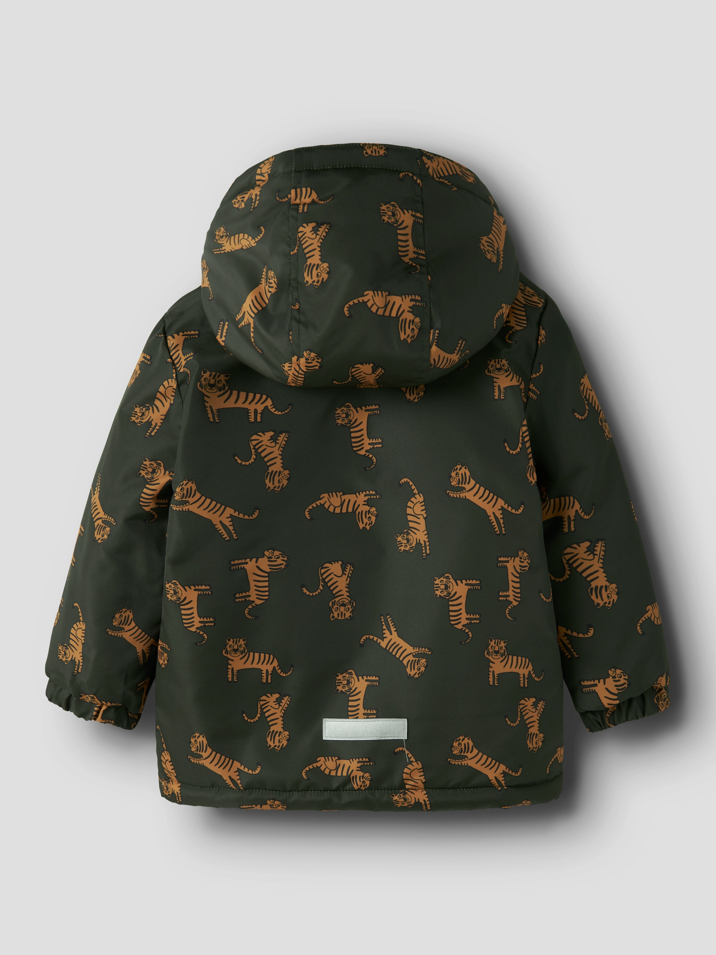 Name It Outdoorjacke »NMMMAX JACKET PA AOP NOOS« mit Kapuze Kunstfaser, wasserabweisend, mit abnehmbarer Kapuze