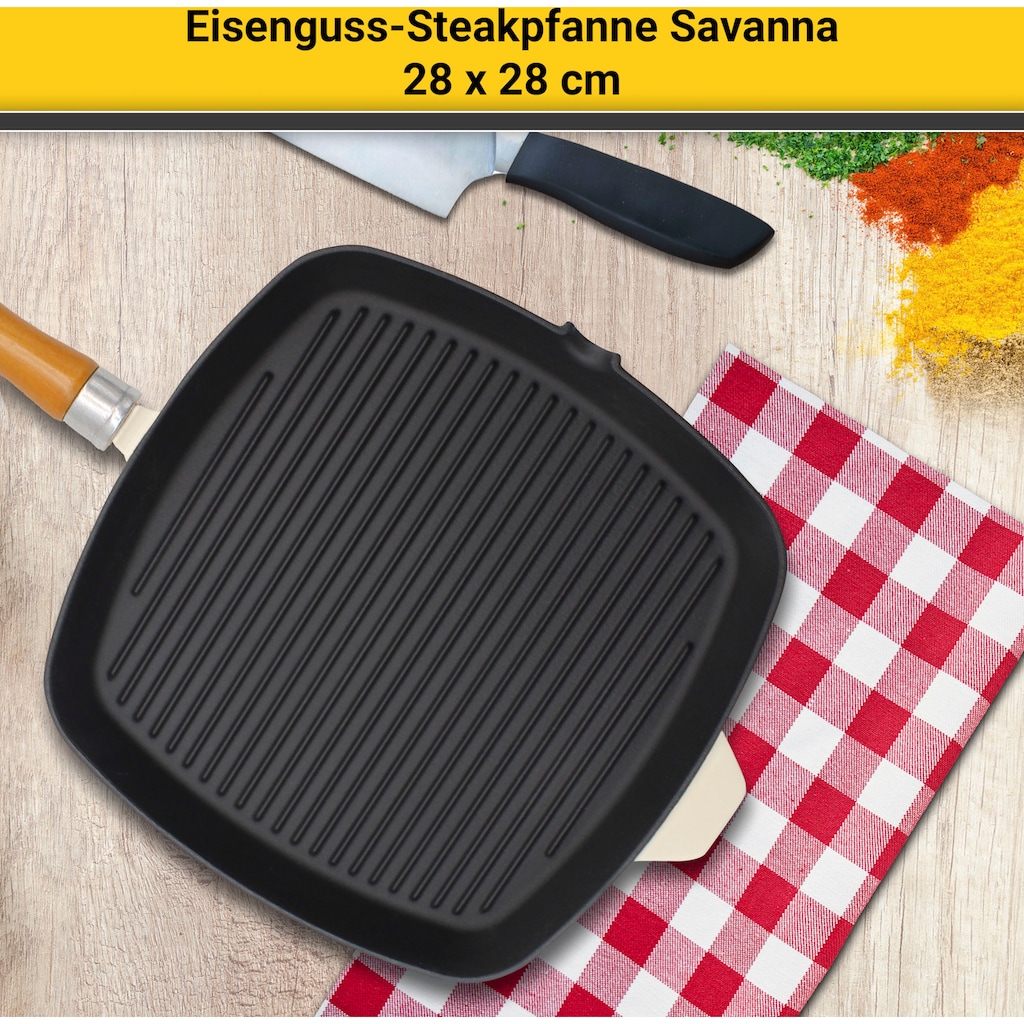 Krüger Steakpfanne »Savanna«, Eisen