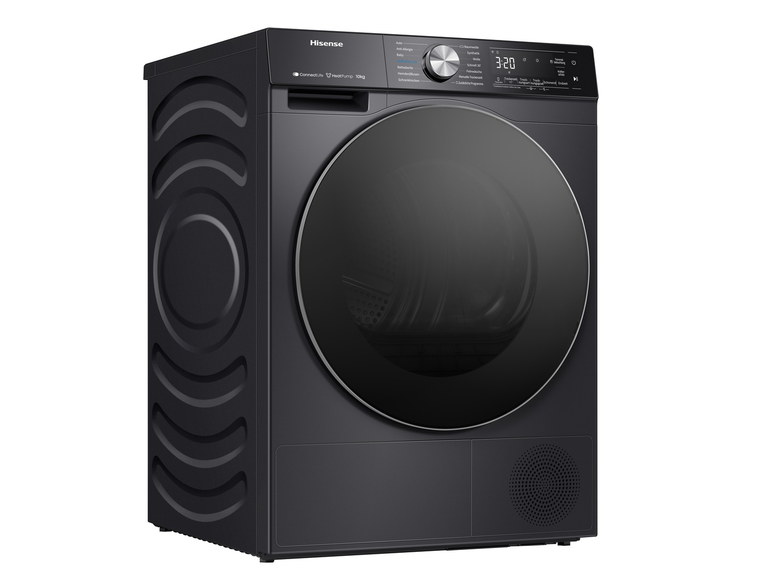 HISENSE Wärmepumpentrockner »DH5S102B« 10 schwarz Knitterschutz & QuickDry