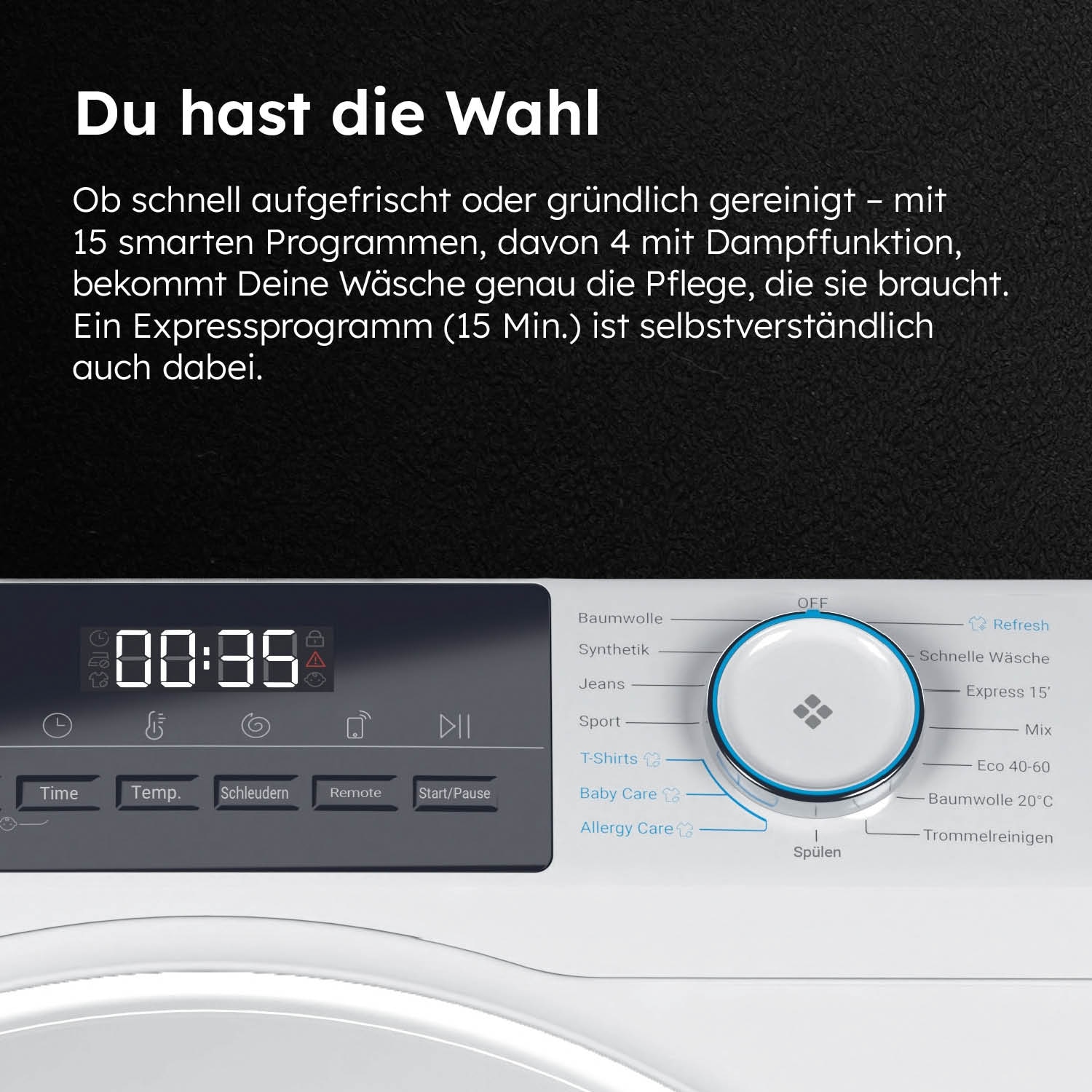 Haier Waschmaschine »HW80-BP14929BU1«, 8 kg, 1400 U/min, hOn App