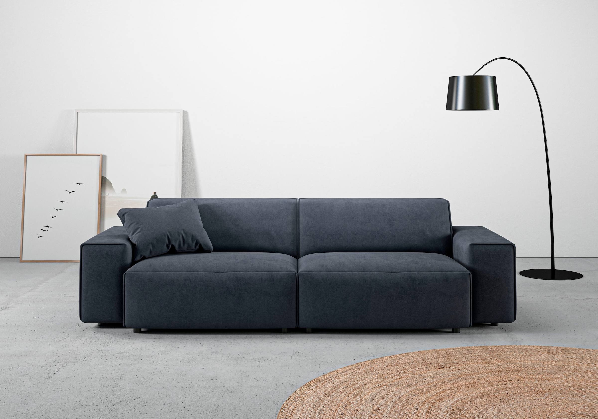 Home affaire Big-Sofa »Glimminge auch in Breitcord, Feincord + Easy care-Be günstig online kaufen