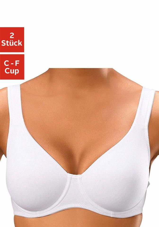 fleur Dessous (Packung, online Basic petite kaufen Stück), Bügel 2 Baumwolle, Minimizer-BH, mit aus