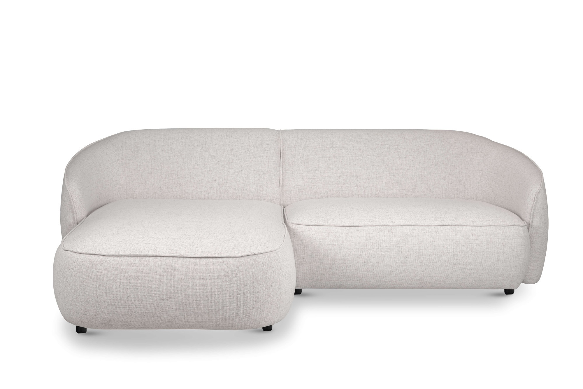INOSIGN Ecksofa »Cosigo«, Breite 246 cm, 2 Chenille-Stoffe zur Auswahl, mit Kaltschaum