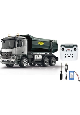 RC-LKW »Mercedes-Benz Arocs Metal Meiller 1:20, 2,4 GHz«, mit LED Licht und...