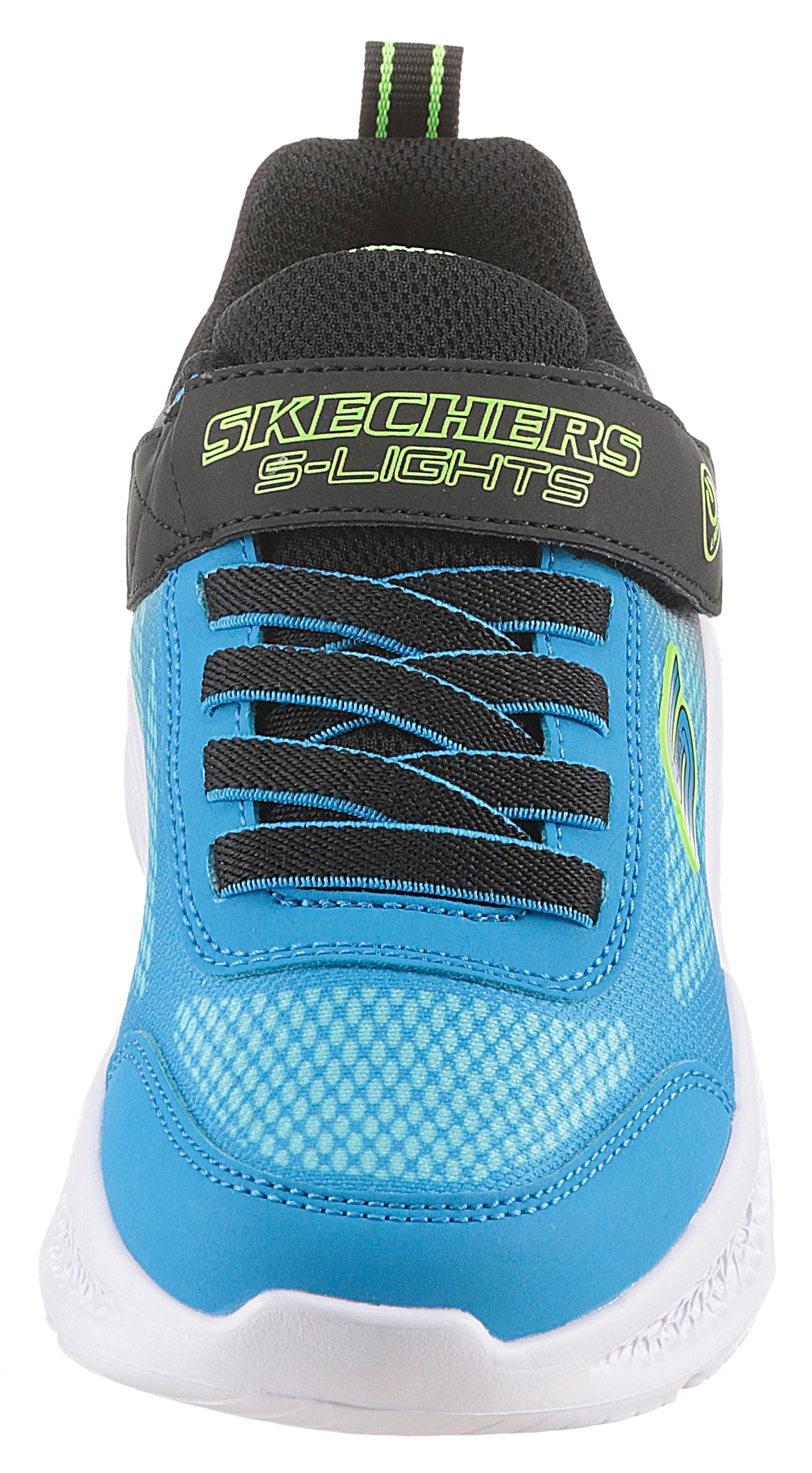 Skechers Sneaker »SKECHERS METEOR-LIGHTS«, Klettschuh mit Blinkfunktion, Größenschablone zum Download