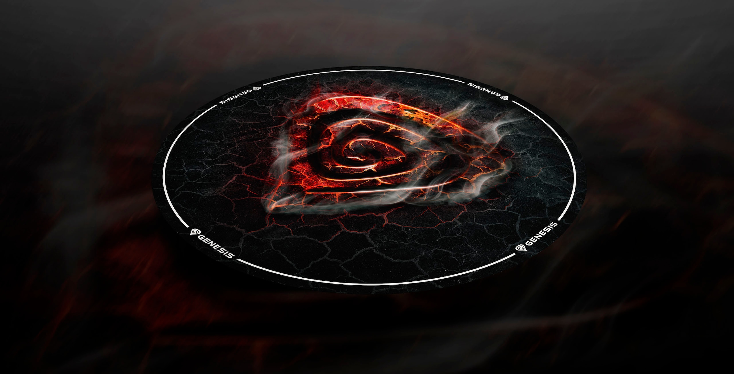 Genesis Bodenschutzmatte »TELLUR 400 "ROUND LAVA" (1,0m)«