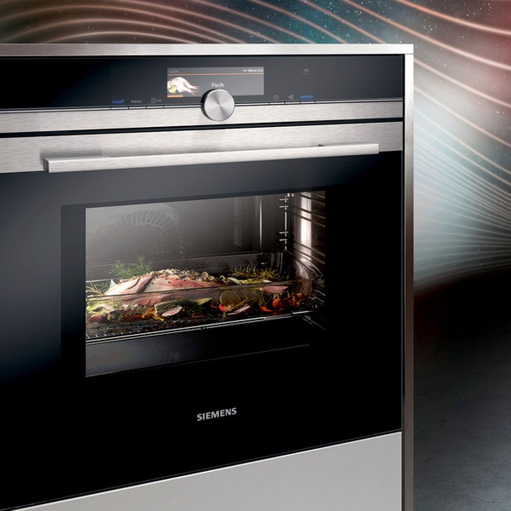 SIEMENS Pyrolyse Backofen iQ300 »HQ574AER3«, mit Teleskopauszug nachrüstbar, Pyrolyse-Selbstreinigung