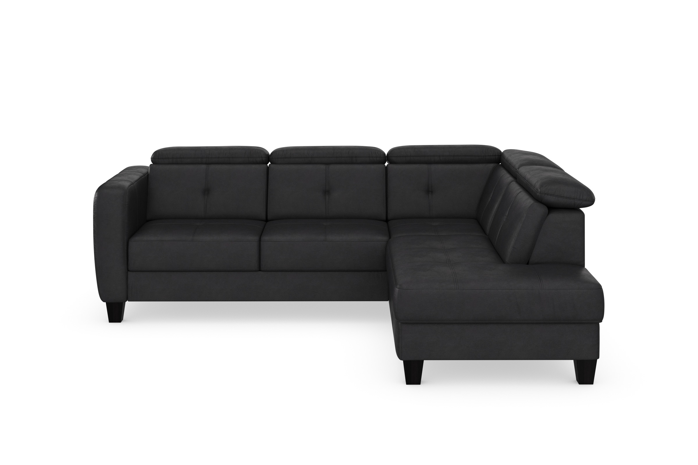 sit&more Ecksofa »Belluci L-Form«, inklusive Federkern, wahlweise mit Bettfunktion und Bettkasten