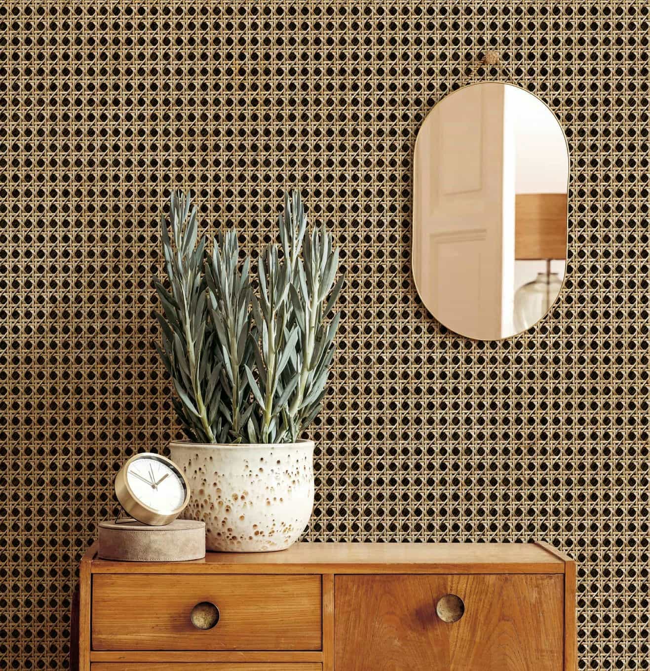 Marburg Vliestapete »Tapete Whispering Woods« grafisch geprägt moderne Vliestapete für Wohnzimmer Schlafzimmer Küche