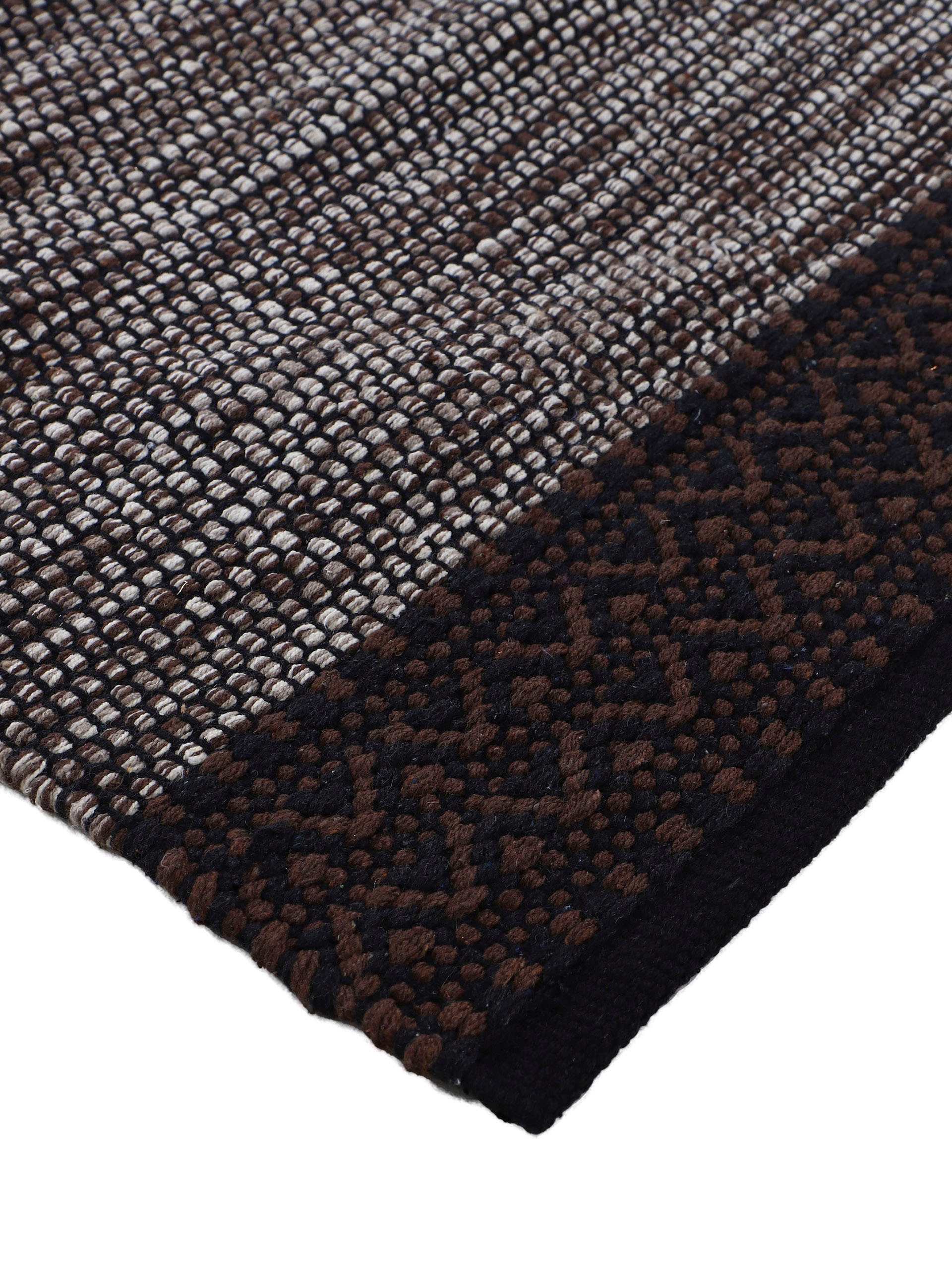 carpetfine Teppich »Kelim Mia,  auch als Läufer erhältlich«, rechteckig, 6 mm Höhe, handgewebt, Baumwolle, Wendeteppich, Fleckerl, Bordüre, Wohnzimmer
