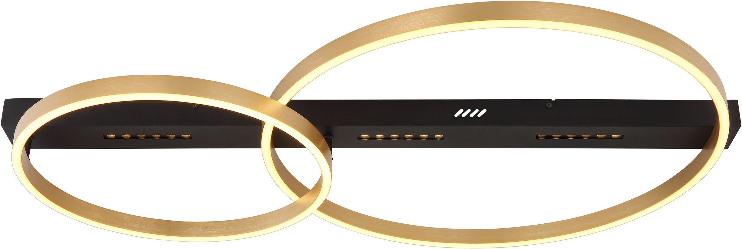 GLOBO LIGHTING LED Deckenleuchte »LUFFY« LED-Modul 1 Stk. Warmweiß Deckenlampe/LxBxH: 930x585x102mm/Wohnzimmer/Schlafzimmer/modern