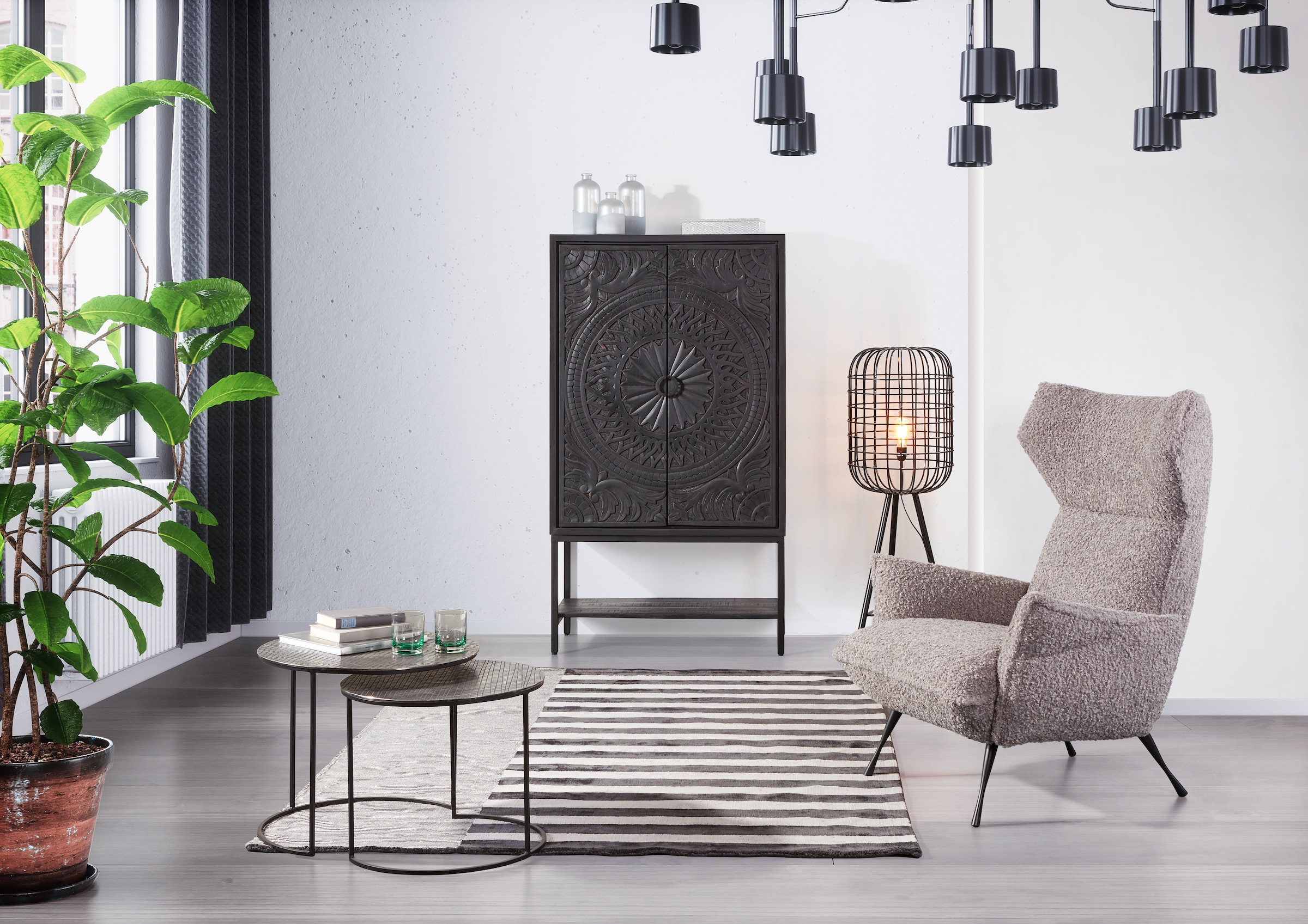 Gutmann Factory Highboard Stauraumschrank, Breite 80 cm