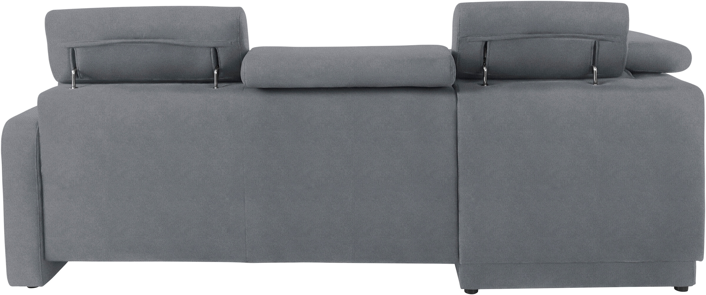 sit&more Ecksofa »Bologna L-Form«, Kopfteilverstellung, wahlweise mit Bettfunktion und Schubkasten