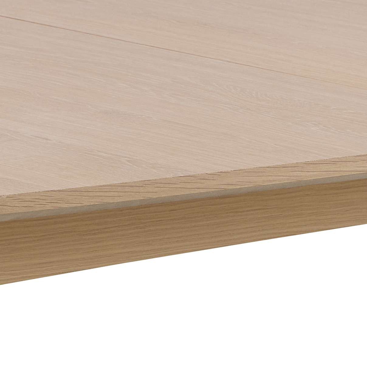 ACTONA GROUP Esstisch »Marte Speisetisch – zeitlos & stilvoll mit Platz für Zusatzplatten« Weiß pigmentiertes Eichenfurnier, pflegeleicht & robust. B: 180 cm