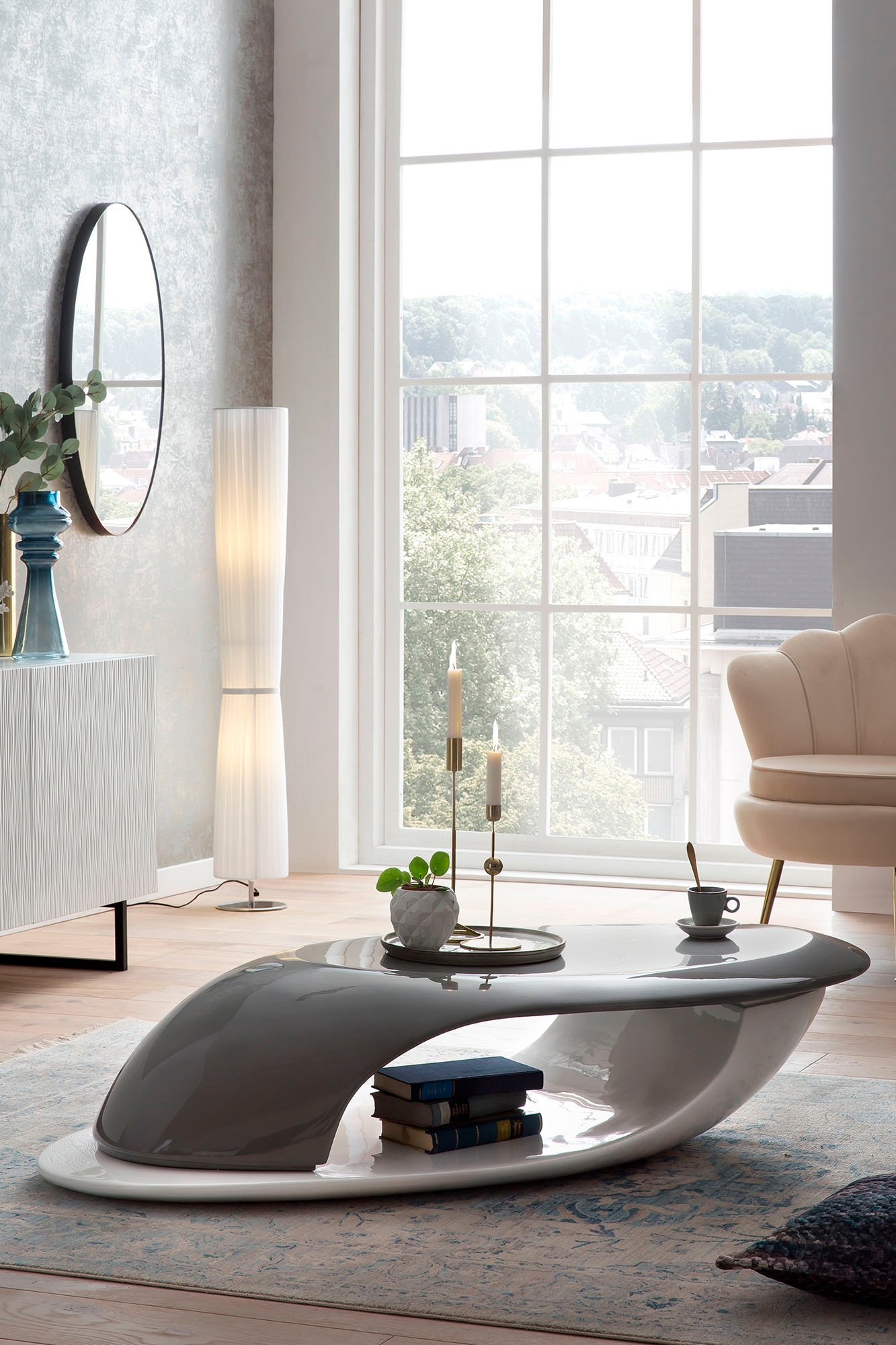 SalesFever Couchtisch »Lignano Coffeetable - stilvoller Mittelpunkt« Fiberg günstig online kaufen